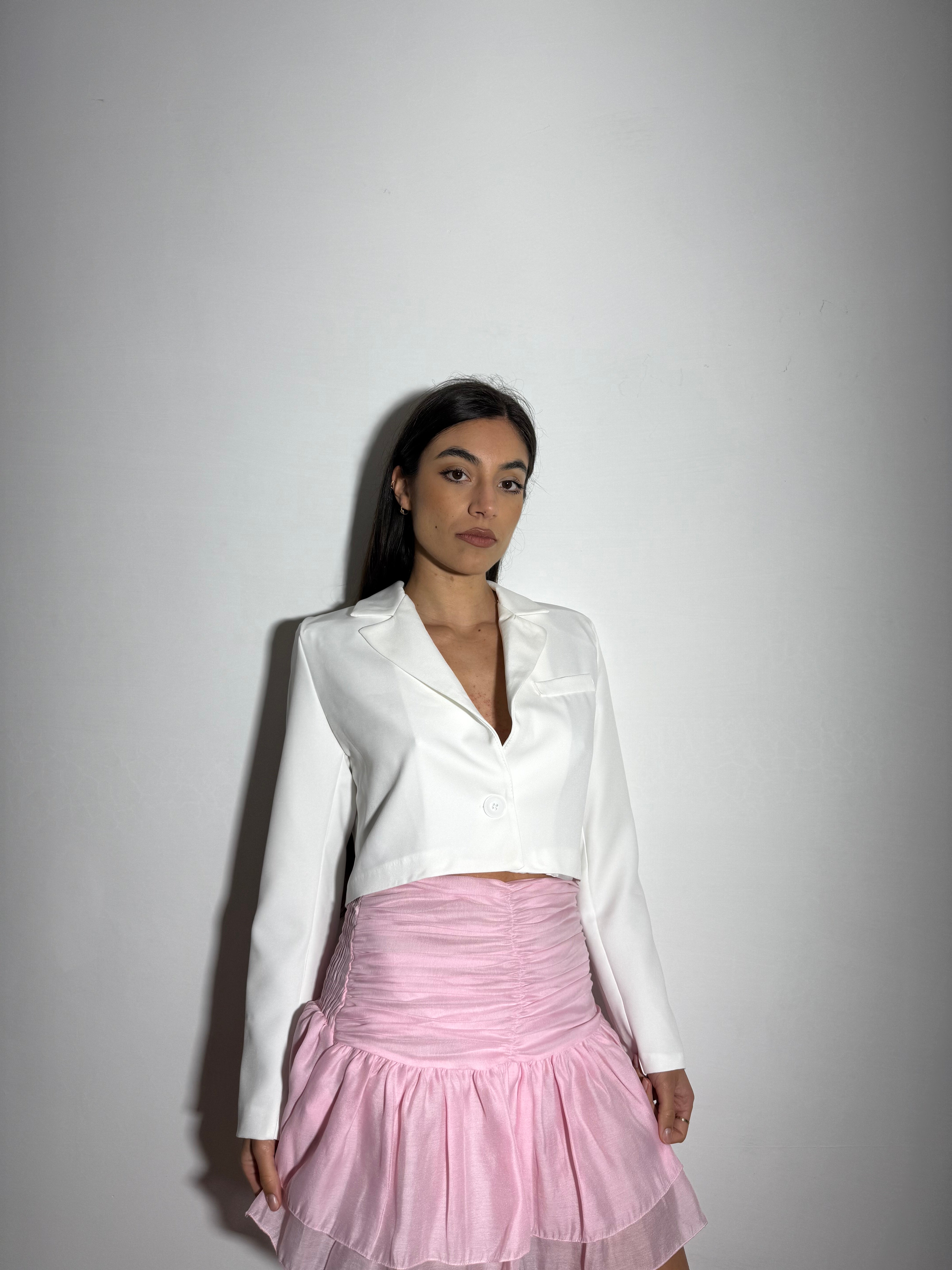 BLAZER CORTO - BIANCO