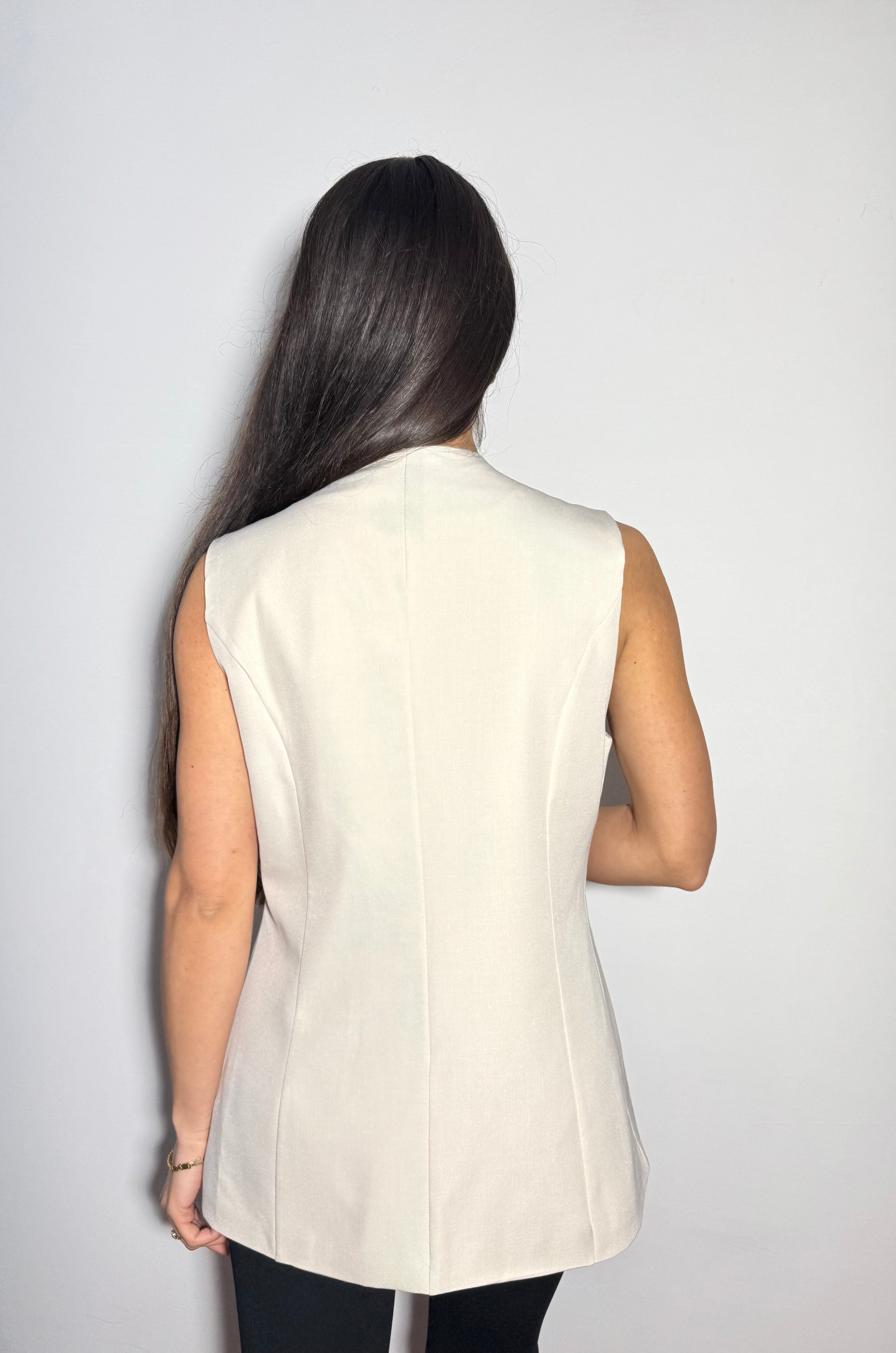 GILET JUSTINE - BEIGE