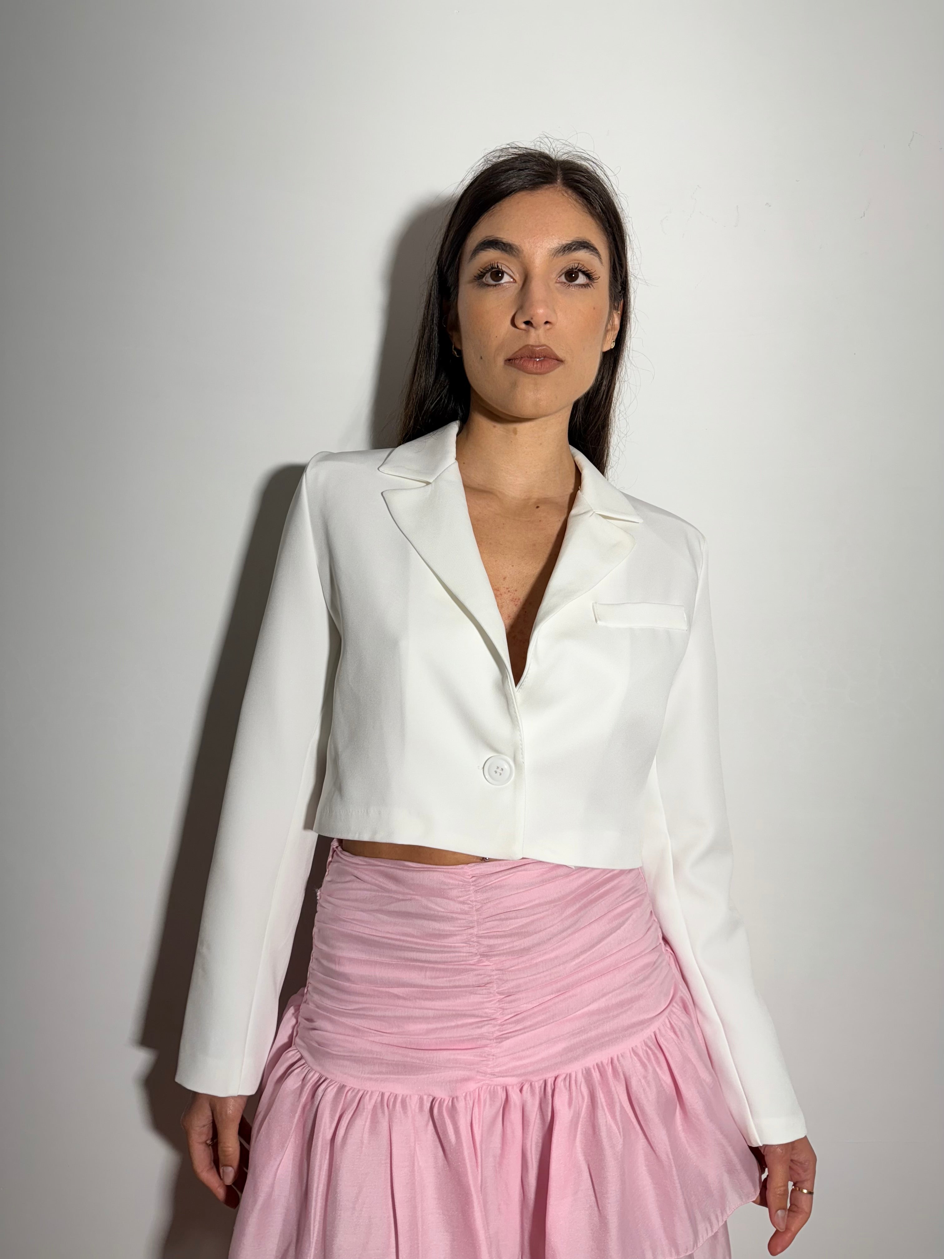 BLAZER CORTO - BIANCO