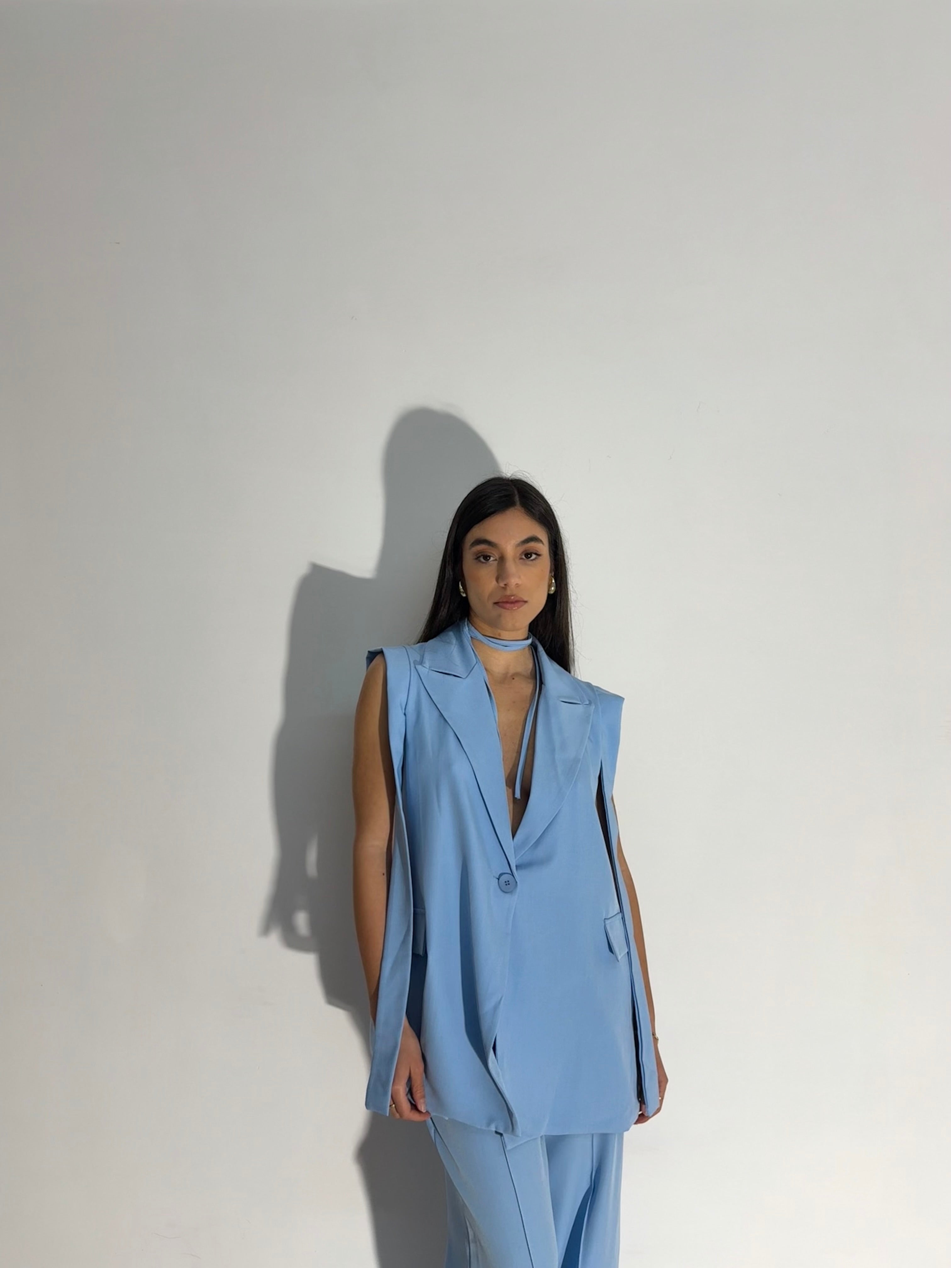 TAILLEUR CHLOÉ - AZZURRO