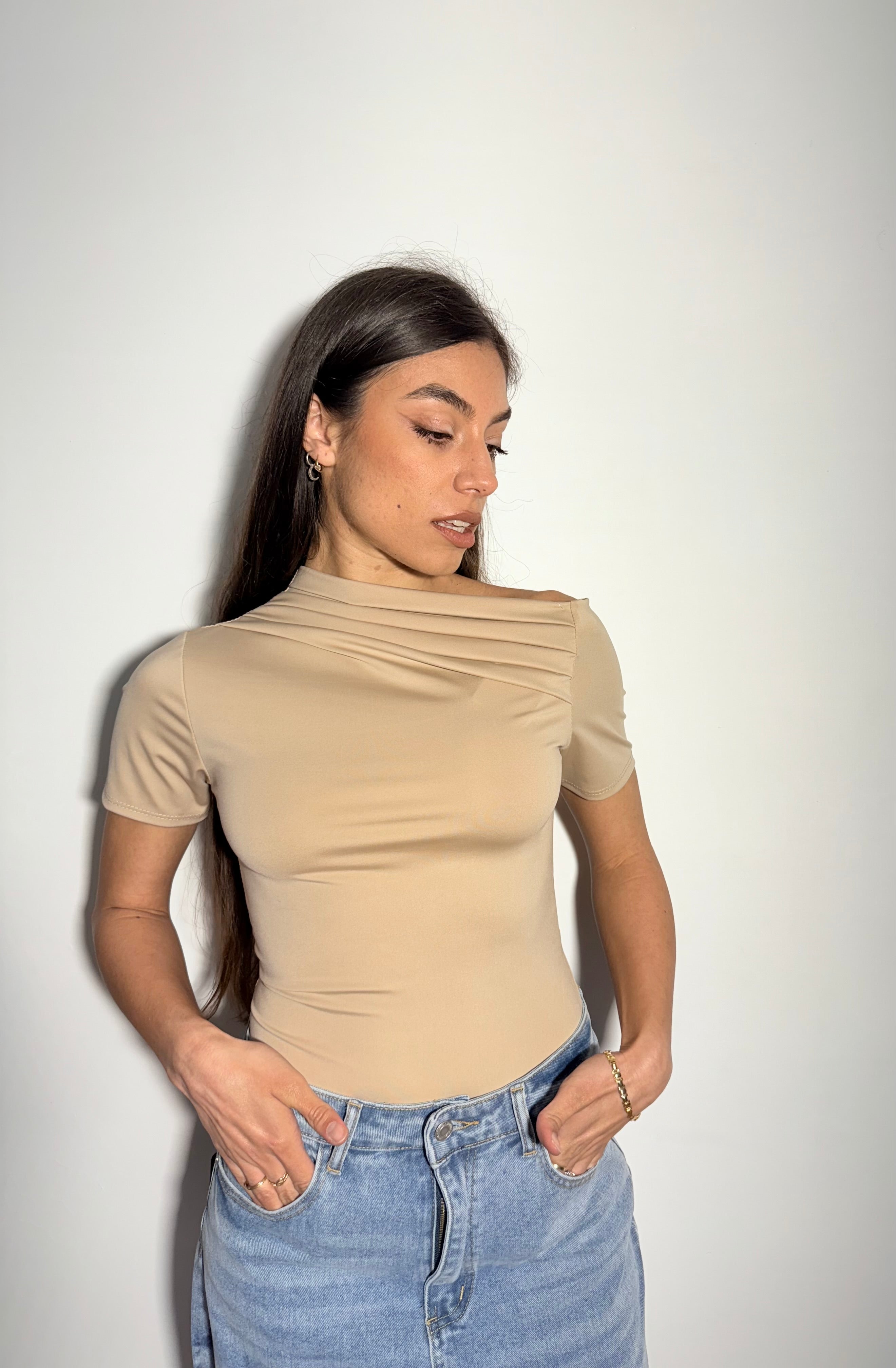 MAGLIA BODY HAILEY - BEIGE