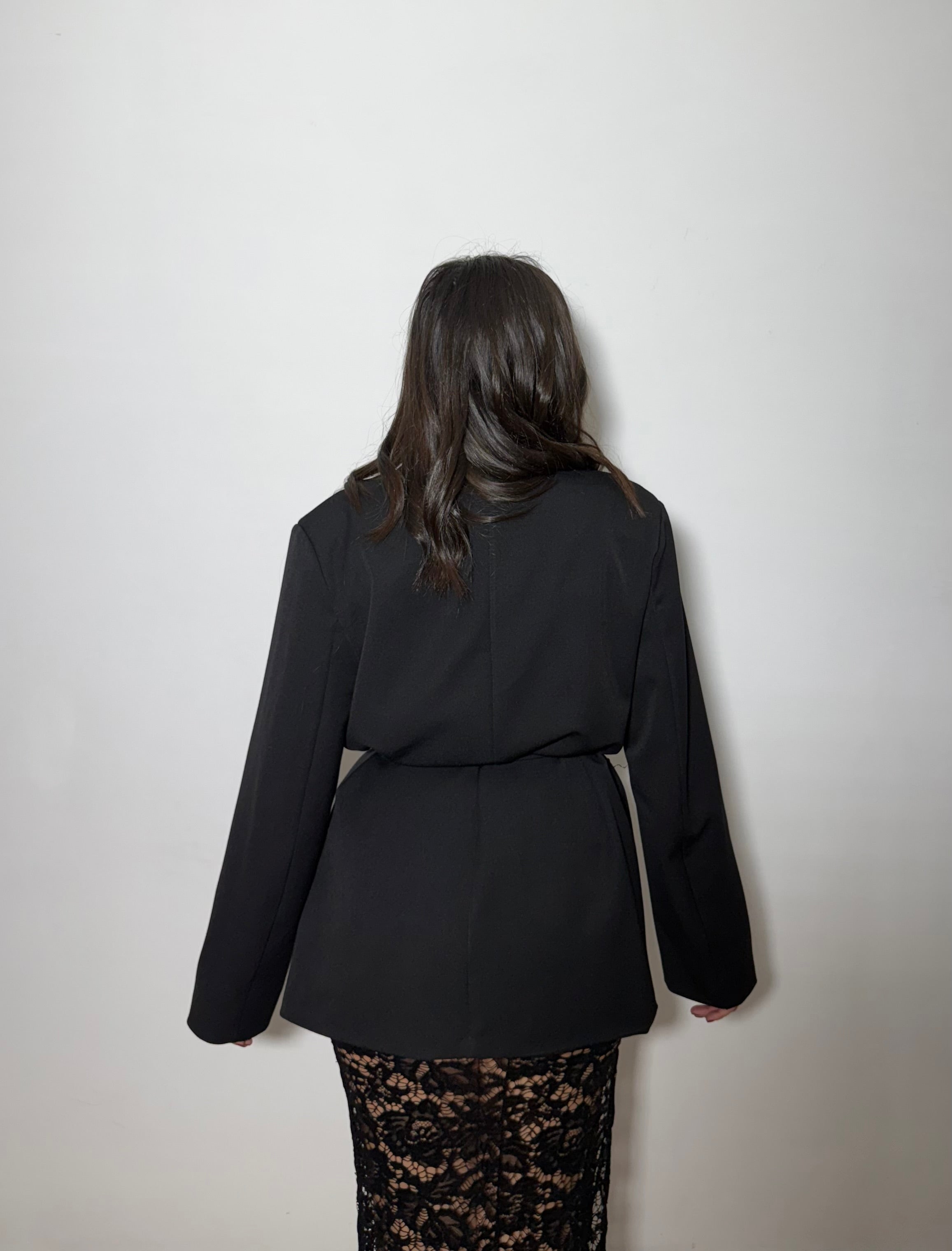 BLAZER OVERSIZE - NERO