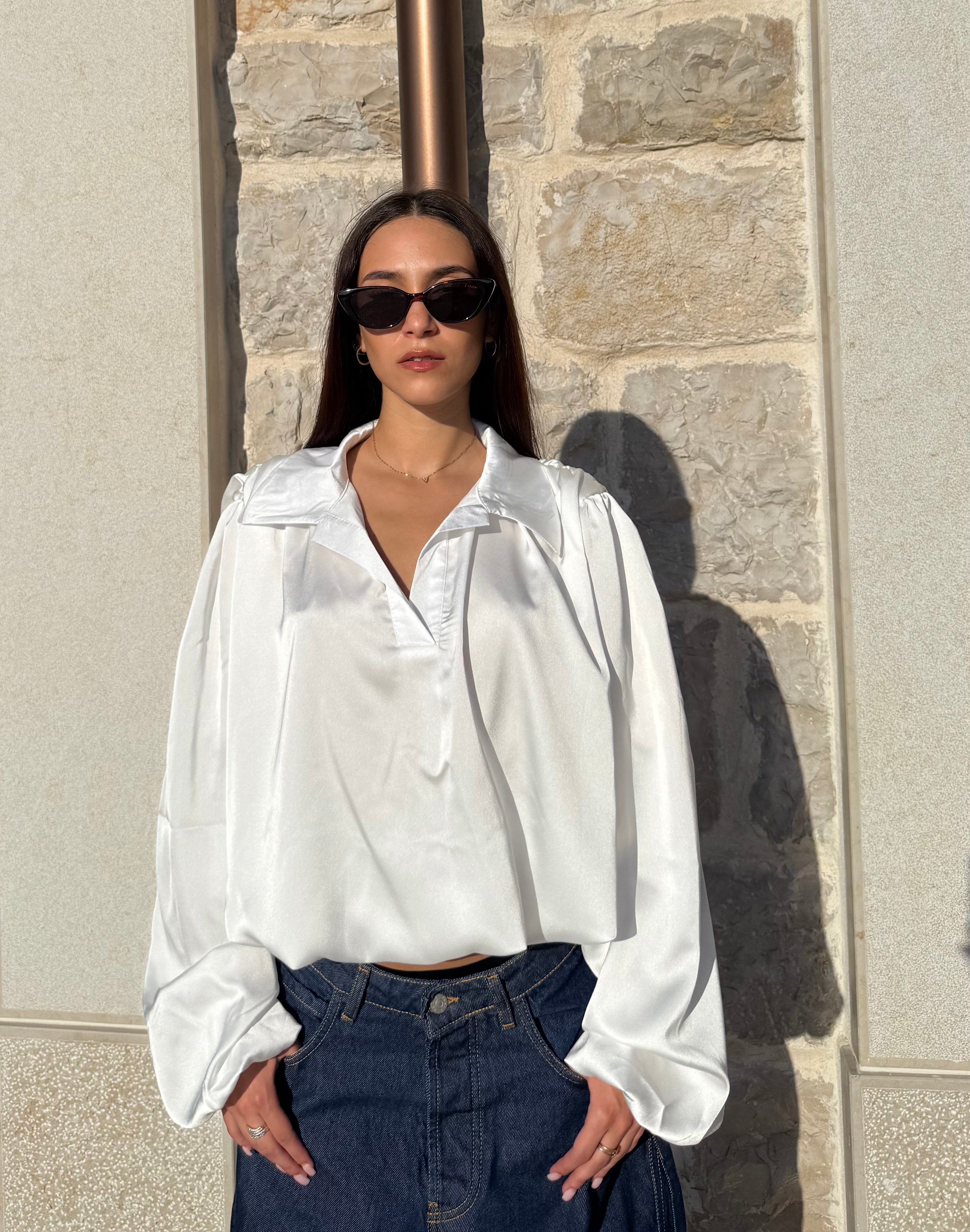 CAMICIA OVERSIZE - BIANCA