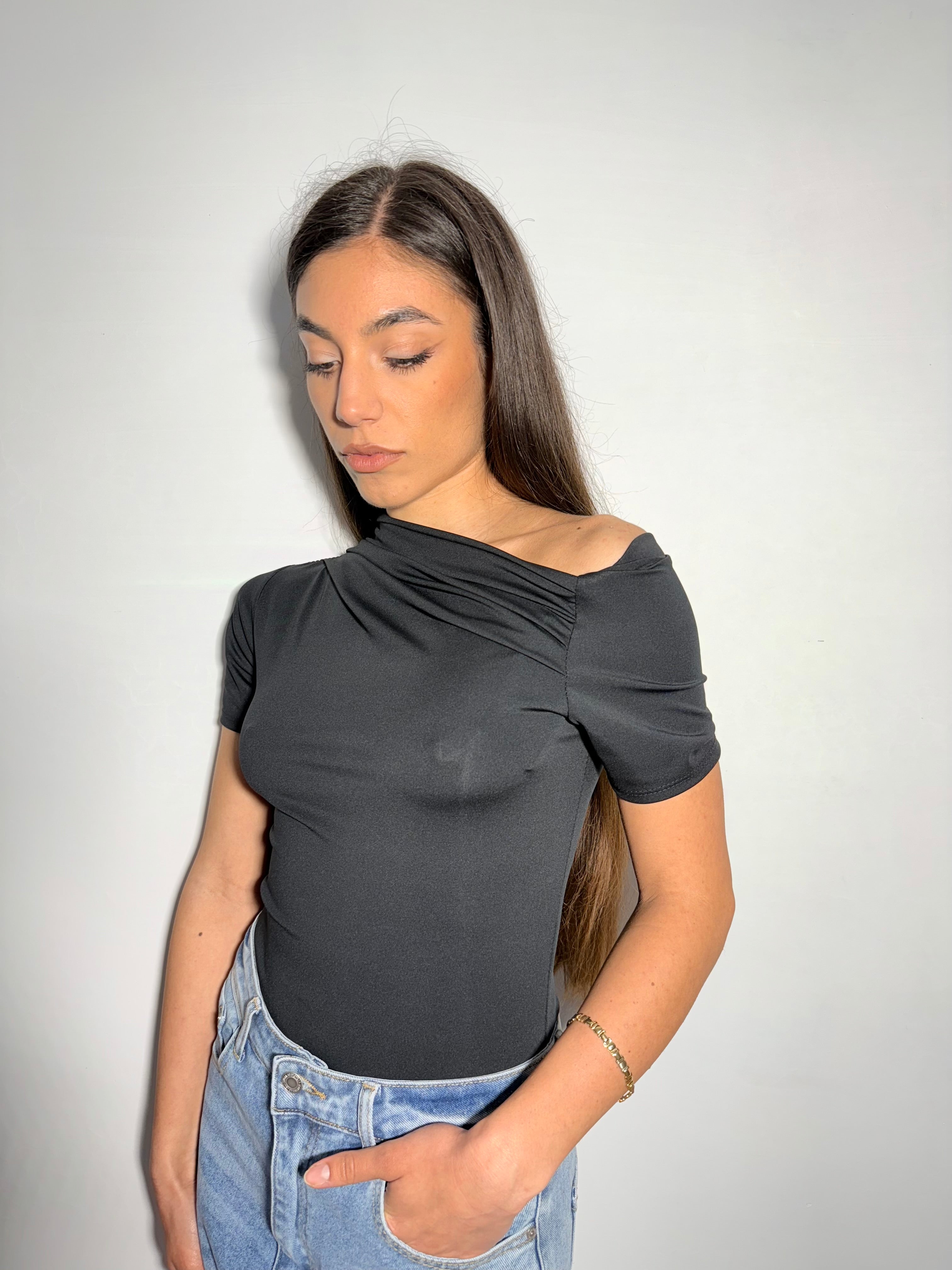 MAGLIA BODY HAILEY - NERO