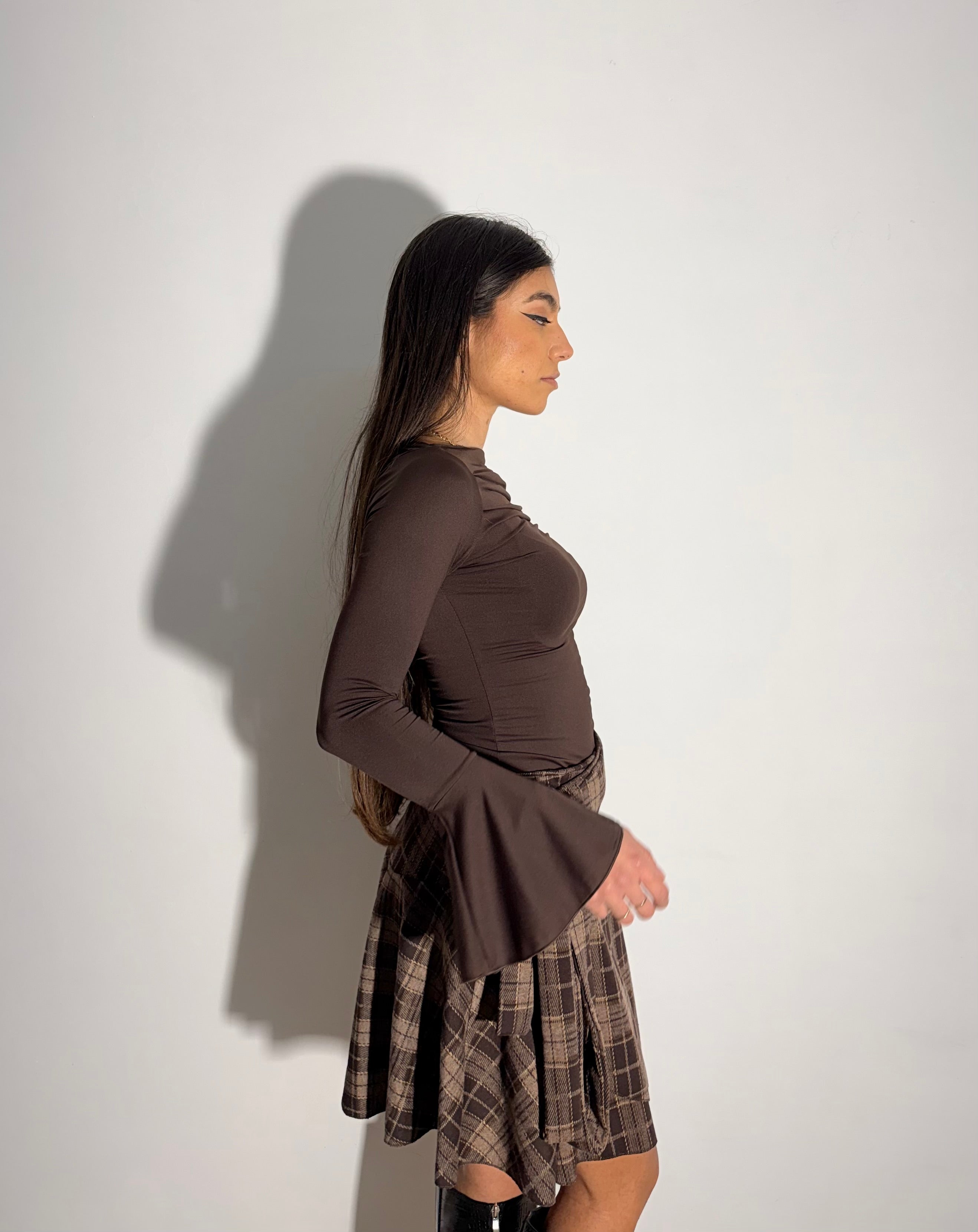 MAGLIA BLAIR - MARRONE