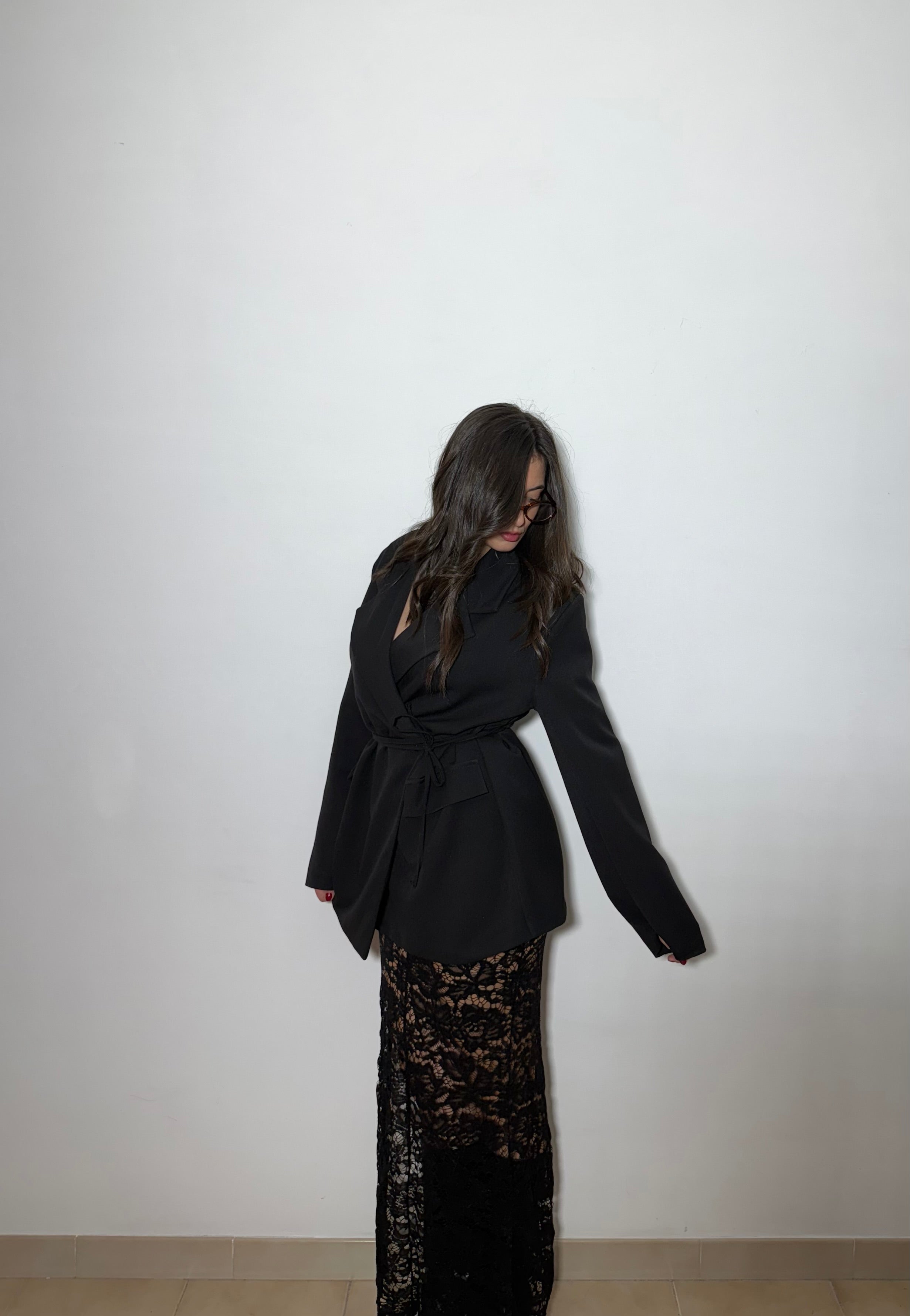 BLAZER OVERSIZE - NERO