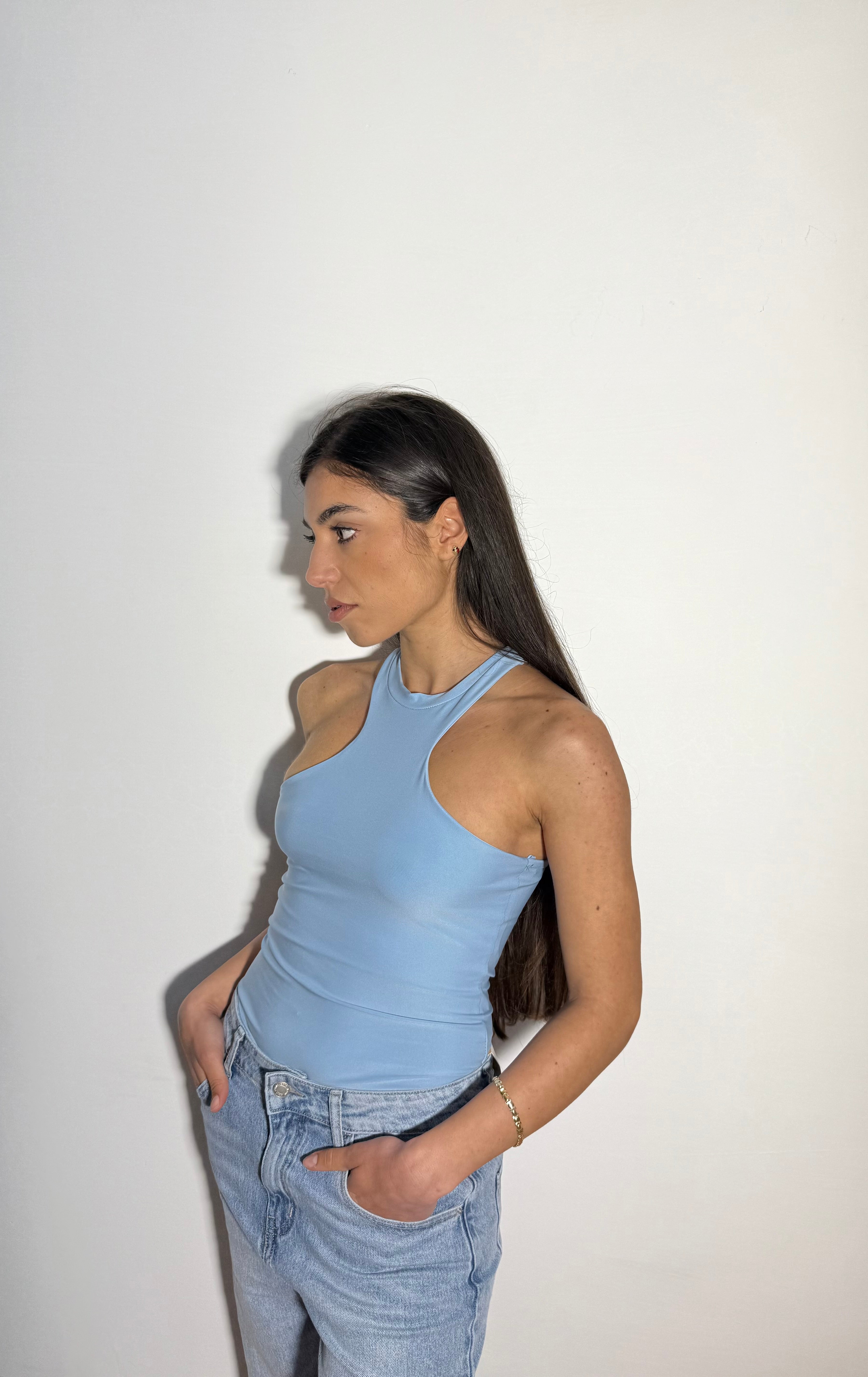 BODY GIROCOLLO - CELESTE