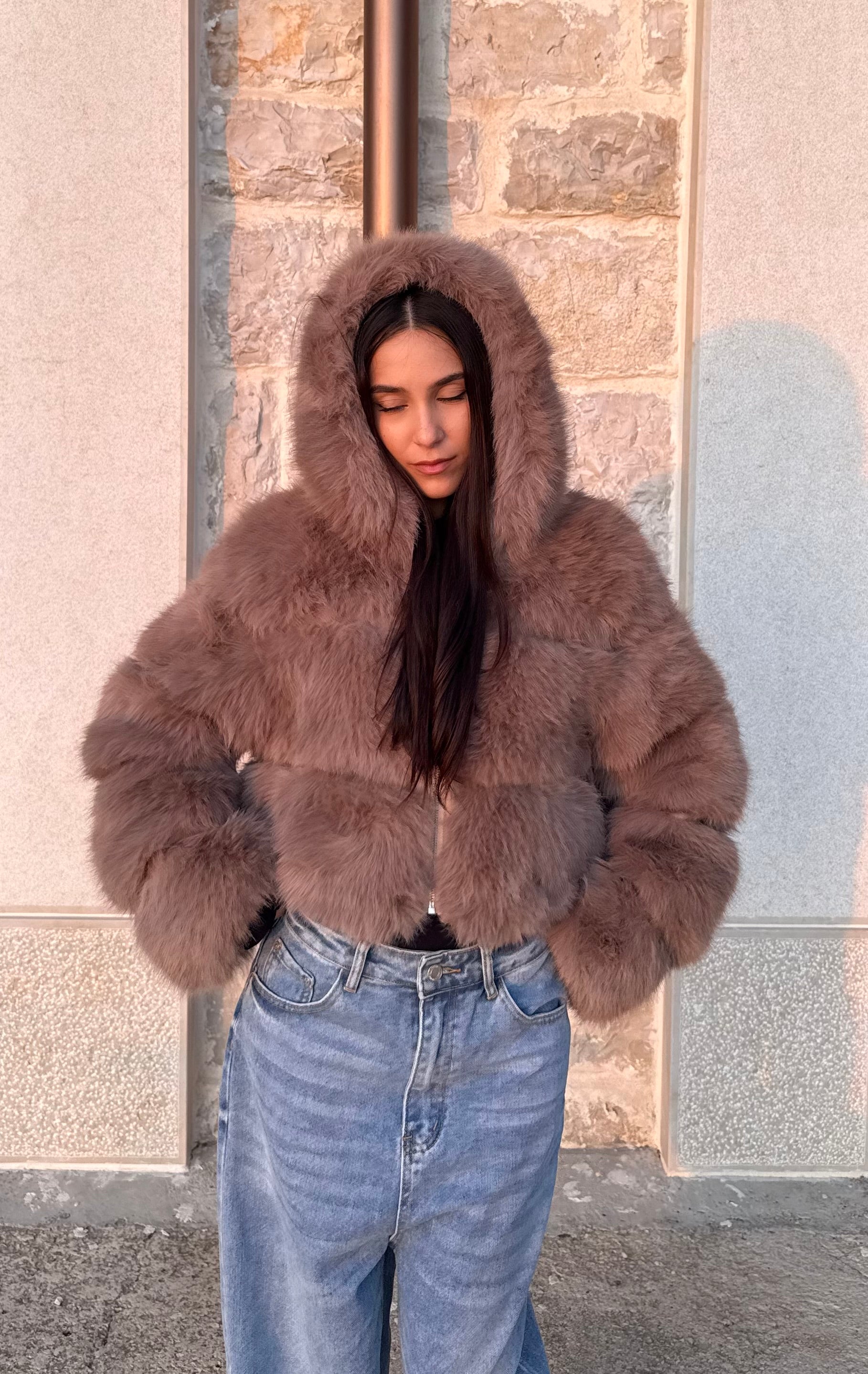 ECOPELLICCIA CORTINA - GRIGIO