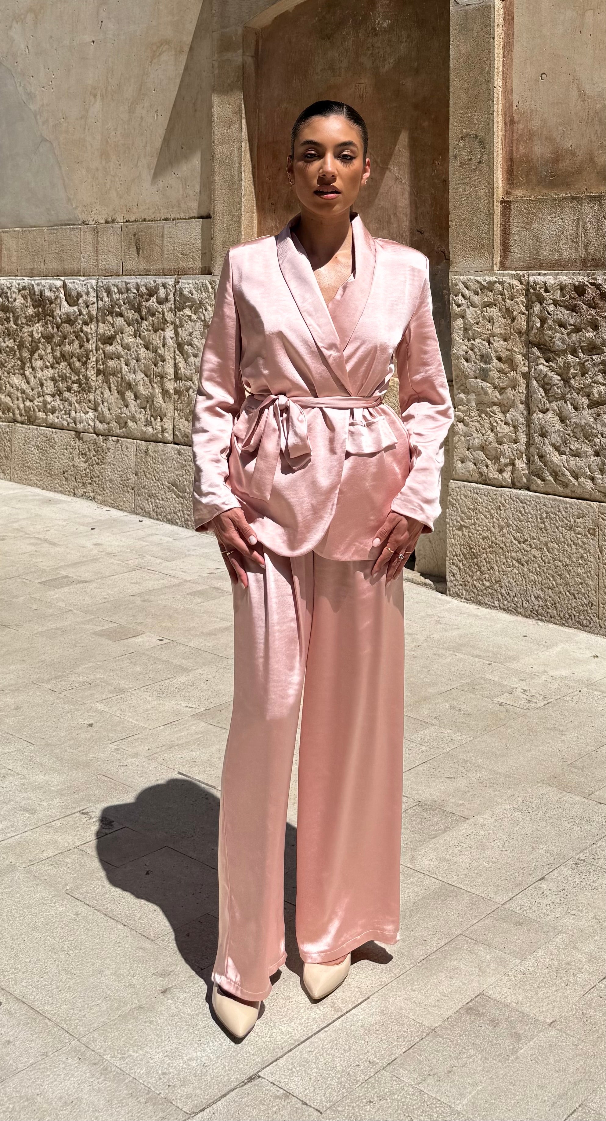 TAILLEUR SATIN - ROSA