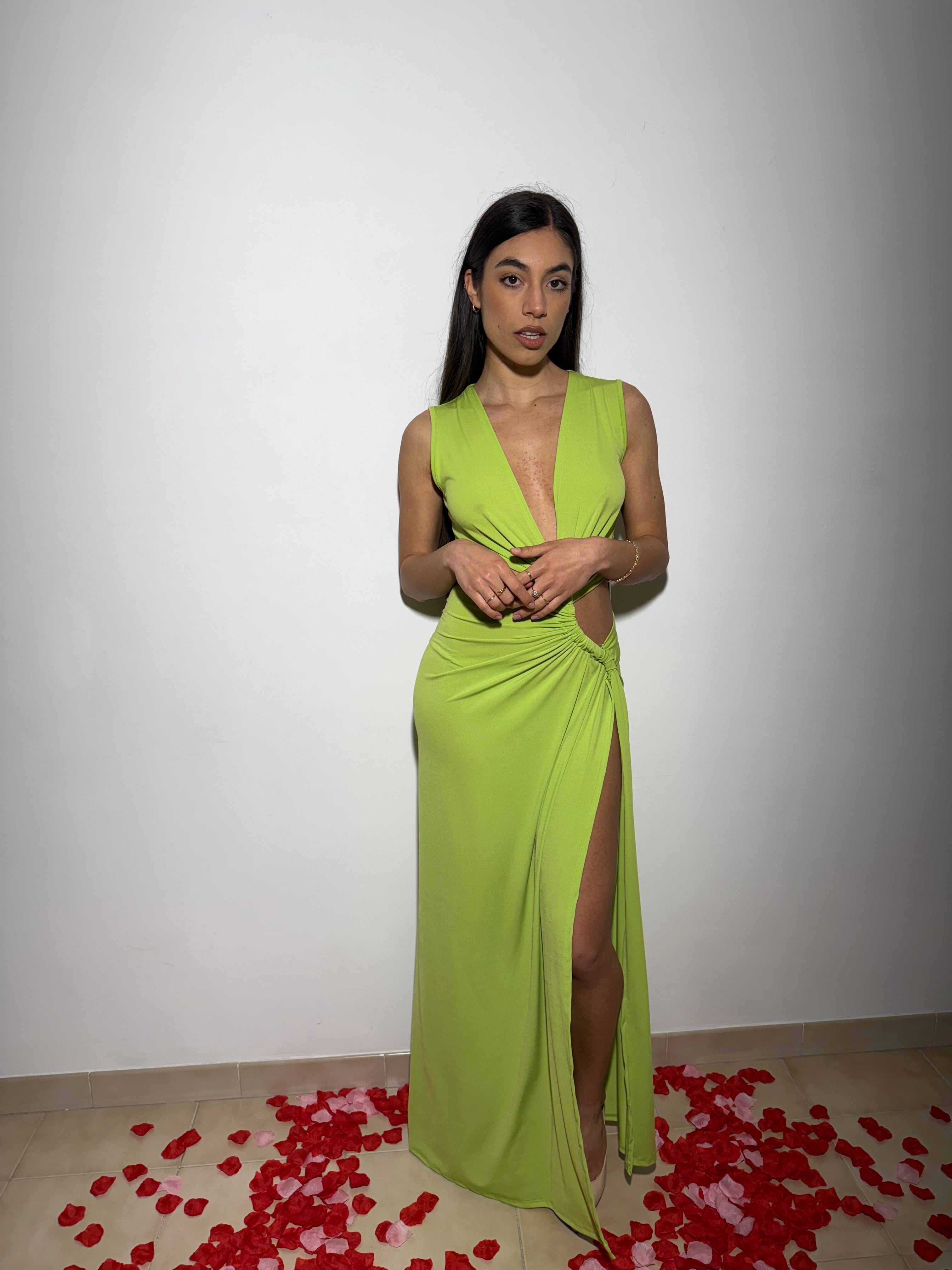 MAXI DRESS AFRODITE - VERDE