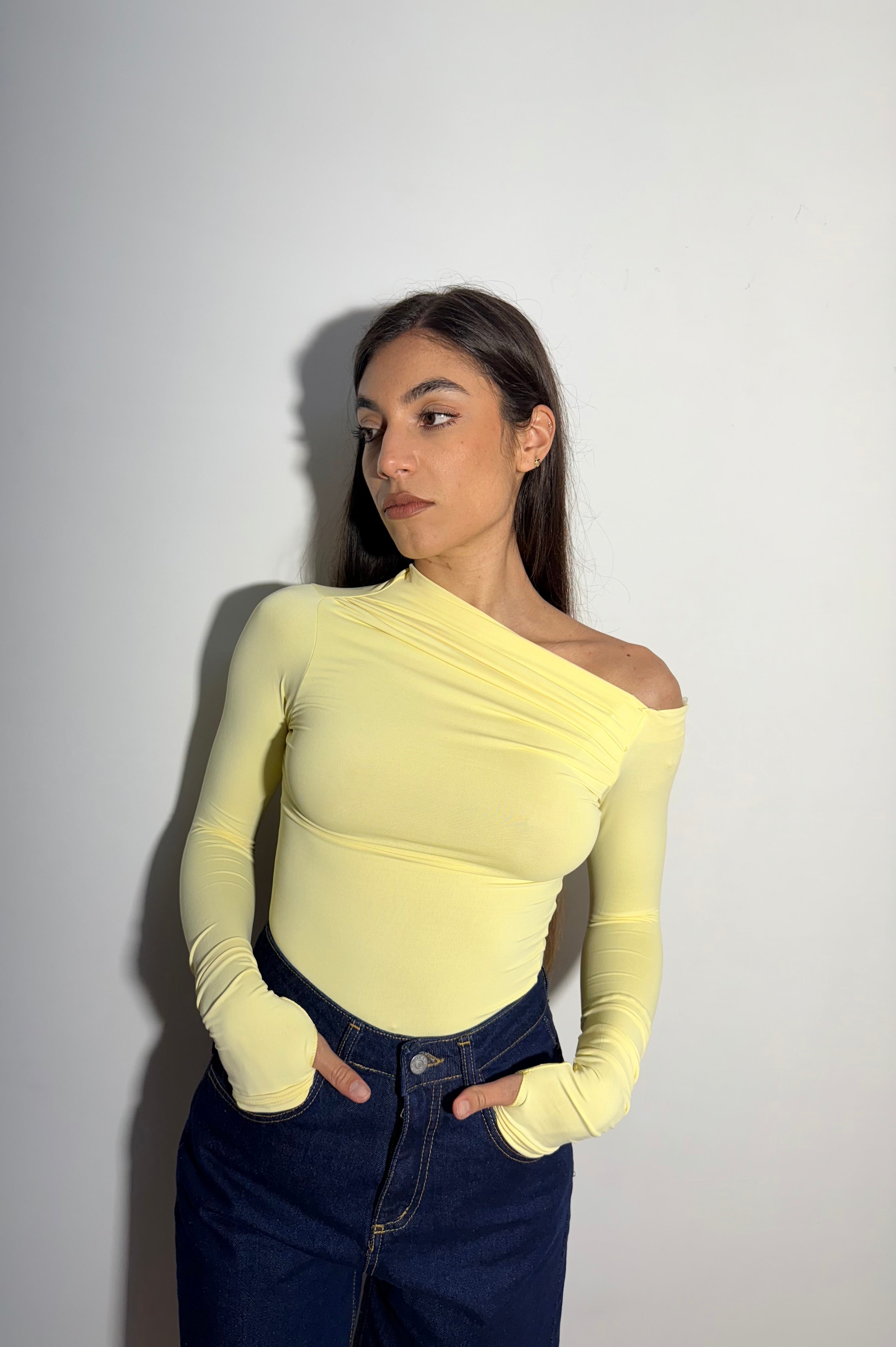 T-SHIRT MADDY - GIALLA