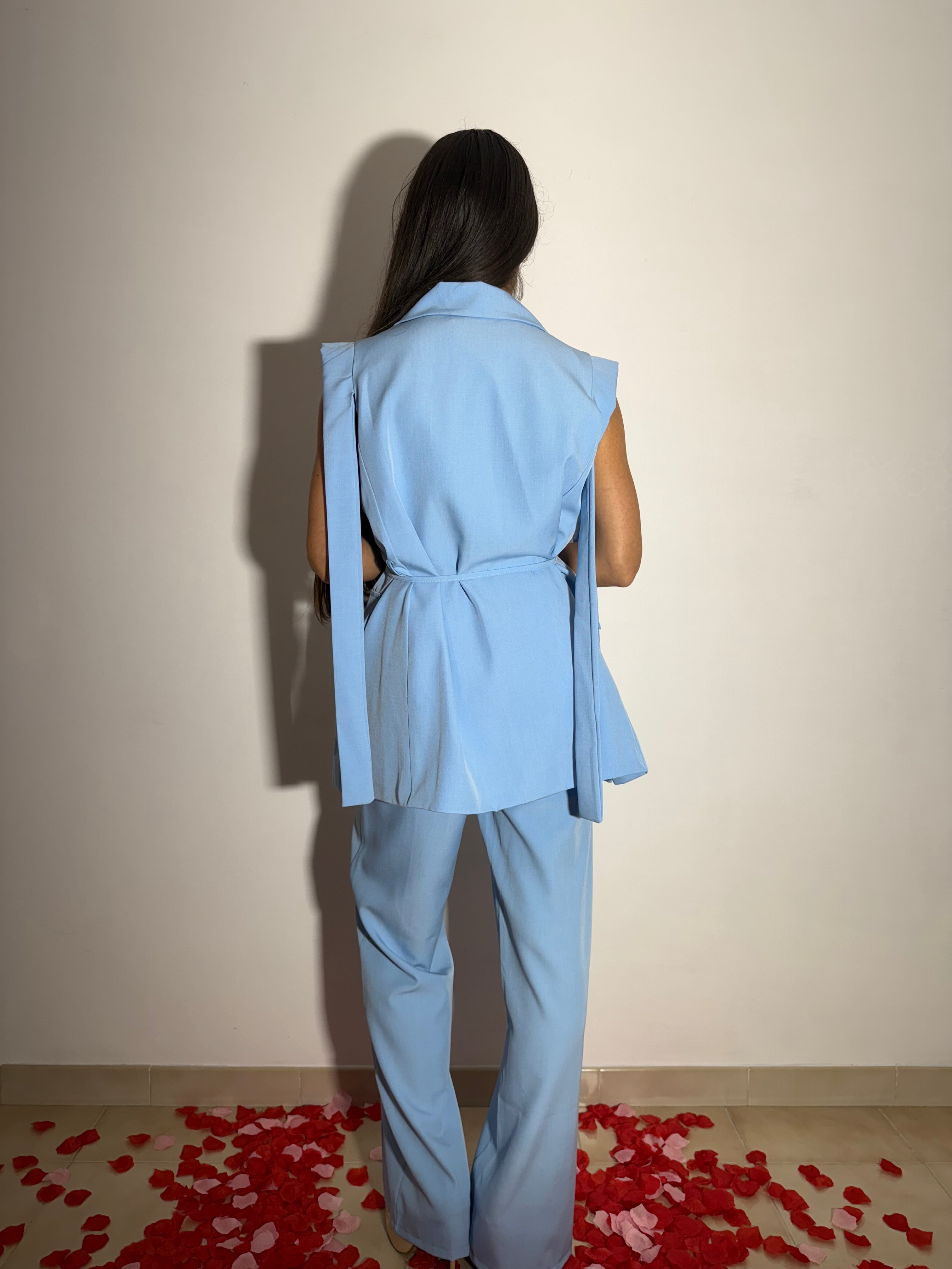 TAILLEUR CHLOÉ - AZZURRO
