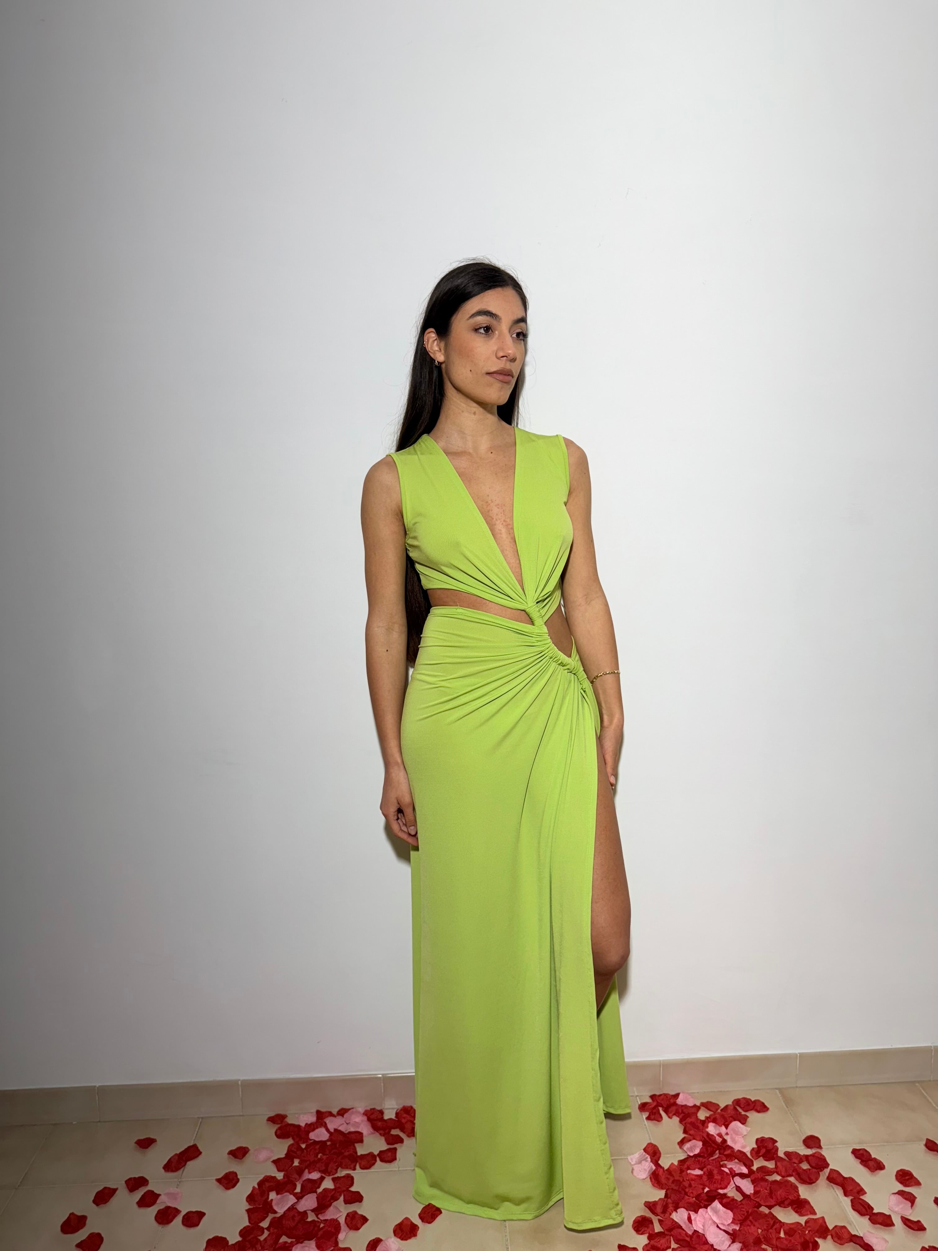 MAXI DRESS AFRODITE - VERDE