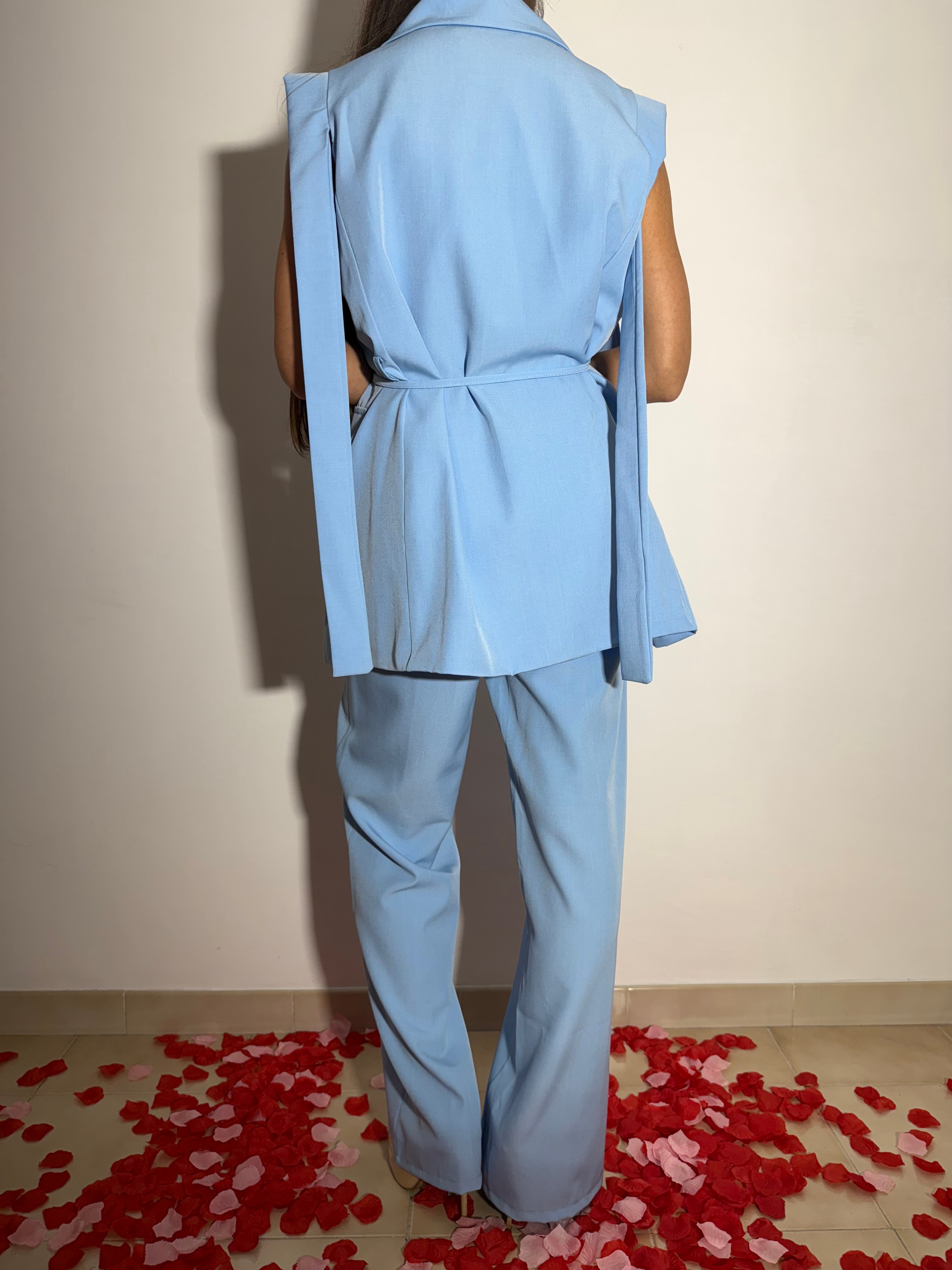 TAILLEUR CHLOÉ - AZZURRO