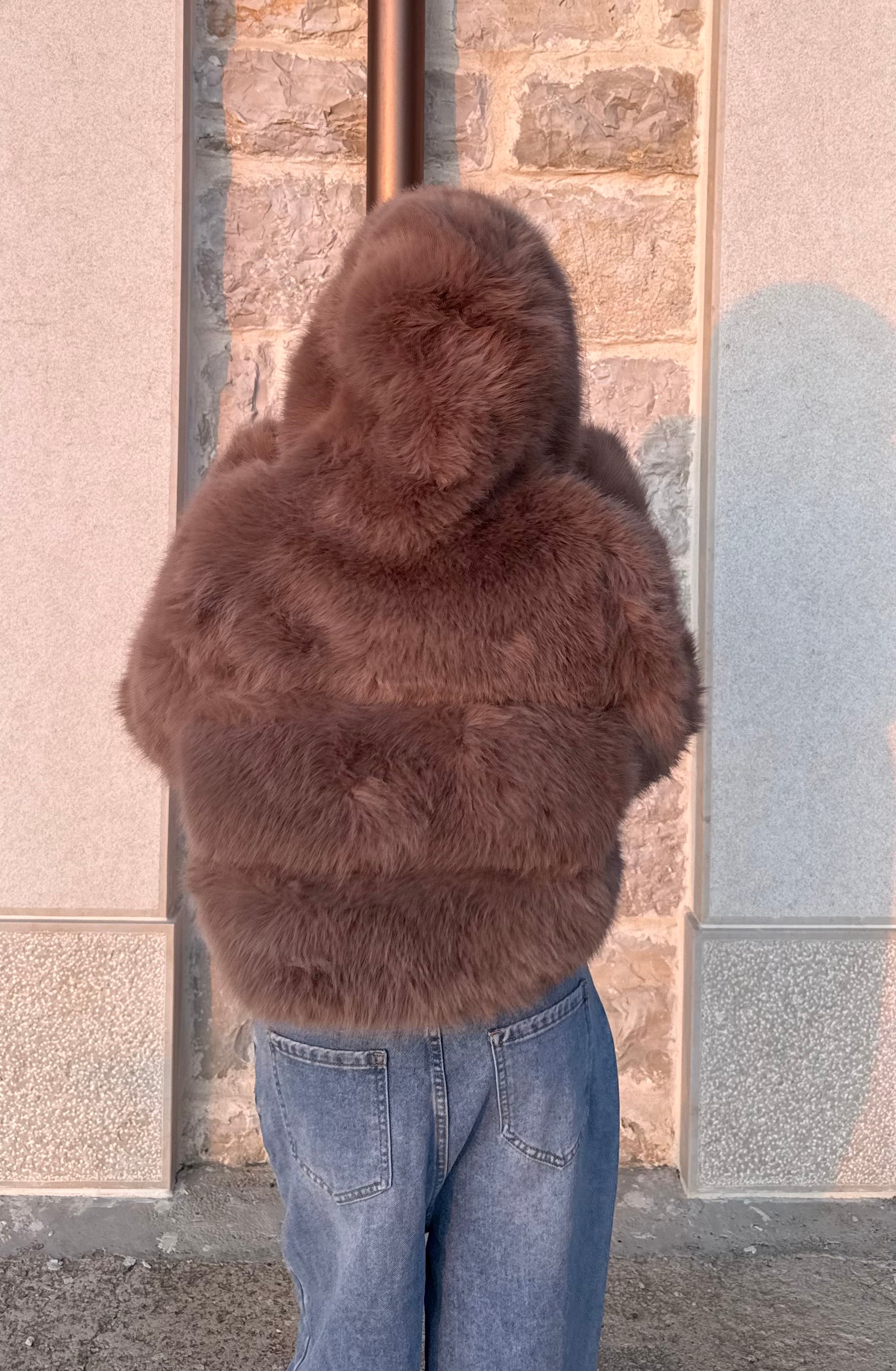 ECOPELLICCIA CORTINA - GRIGIO