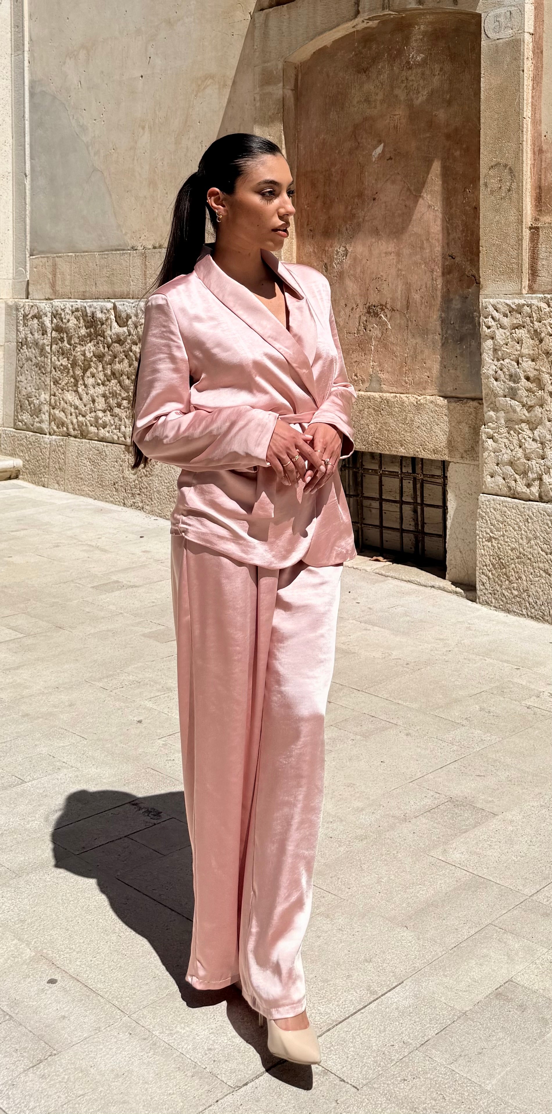 TAILLEUR SATIN - ROSA