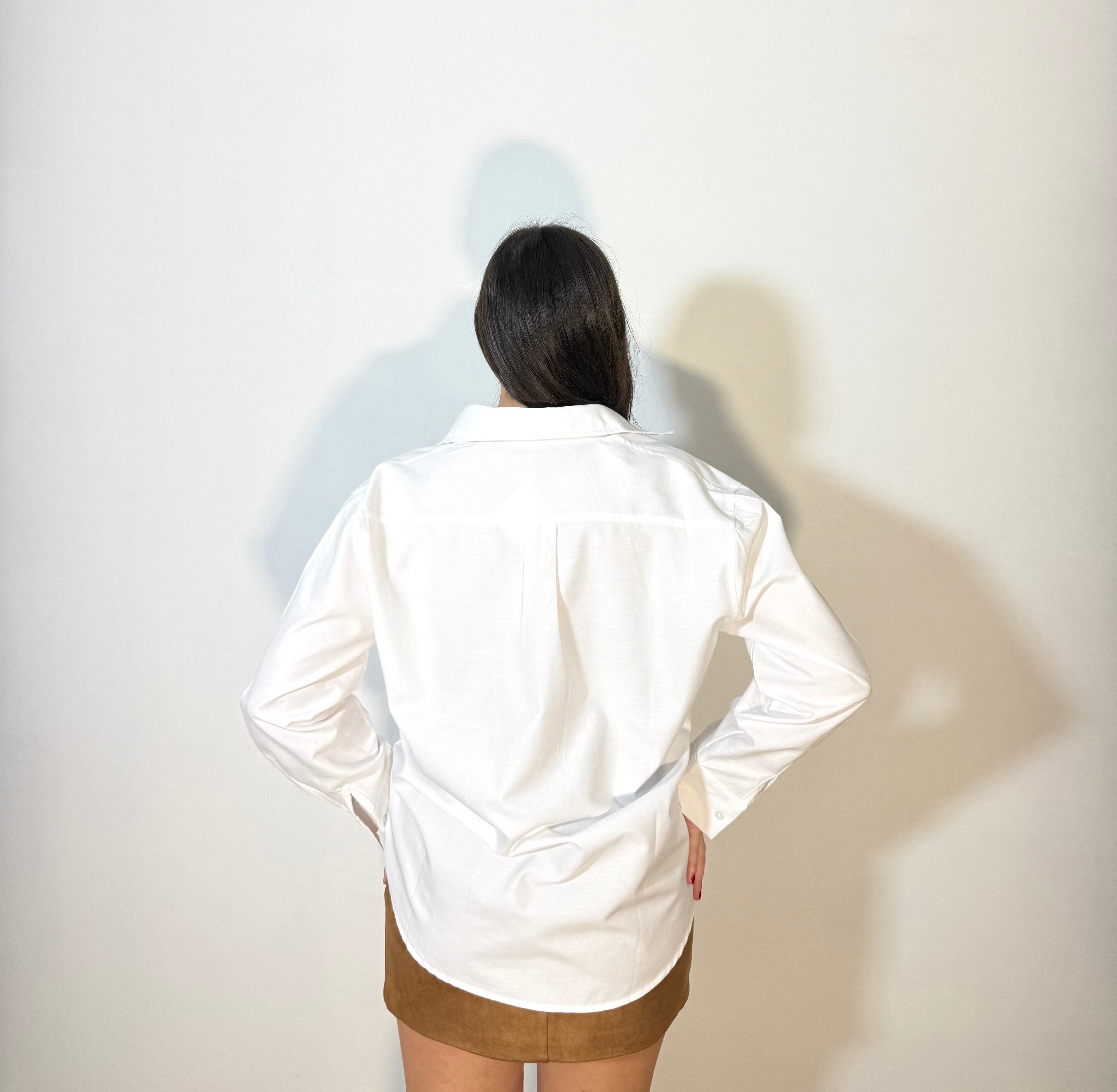 CAMICIA OVERSIZE - BIANCA