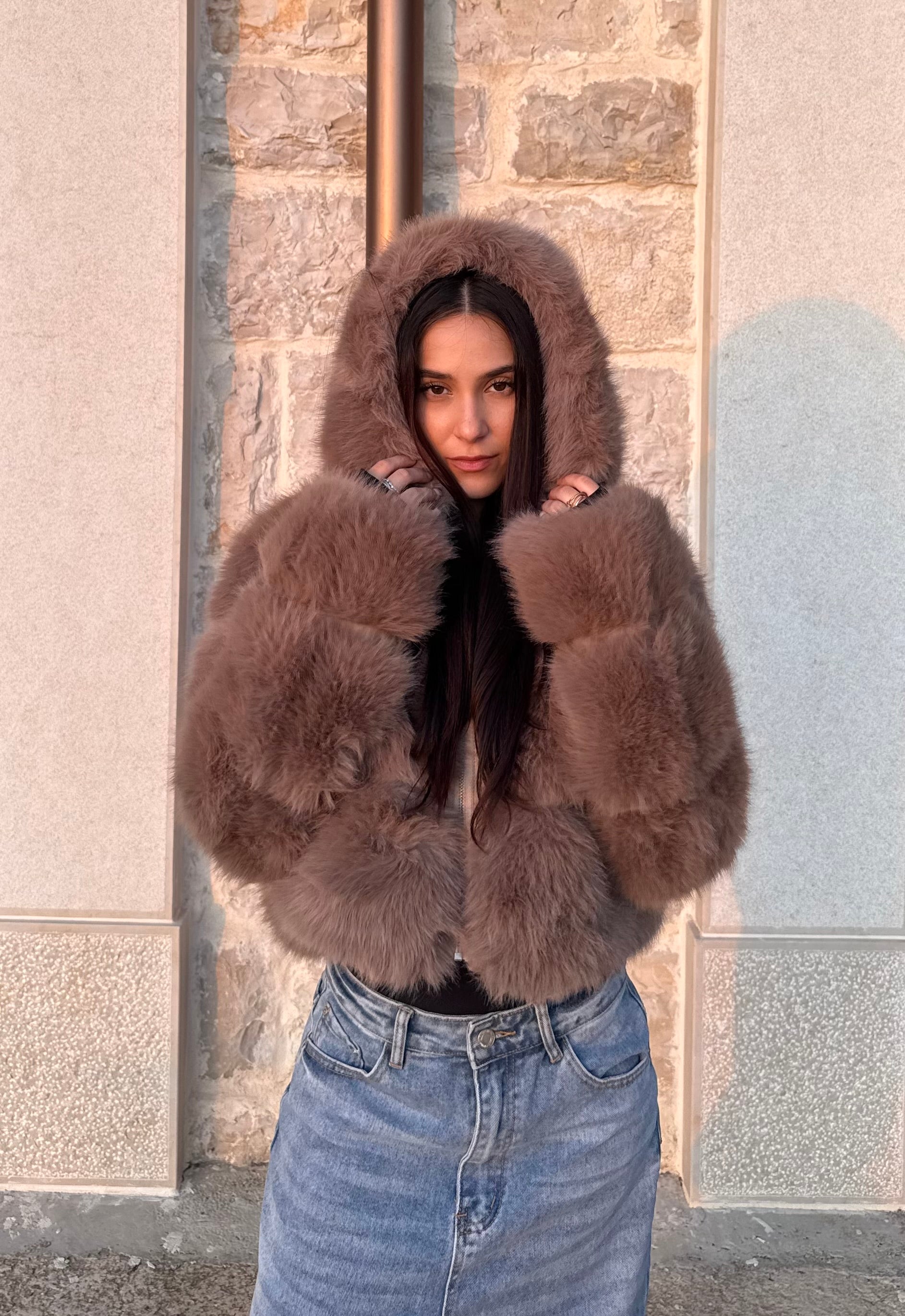 ECOPELLICCIA CORTINA - GRIGIO