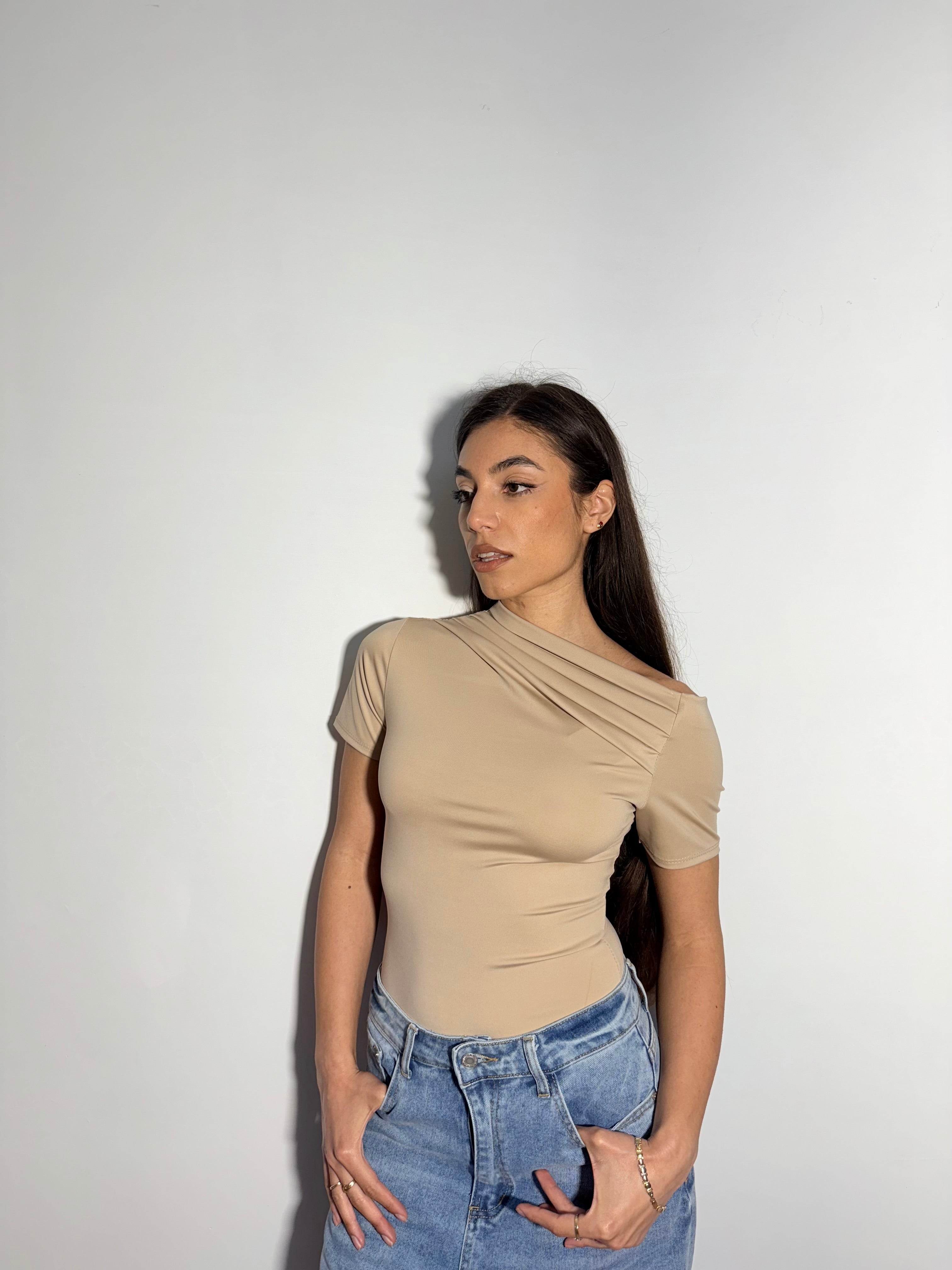 MAGLIA BODY HAILEY - BEIGE