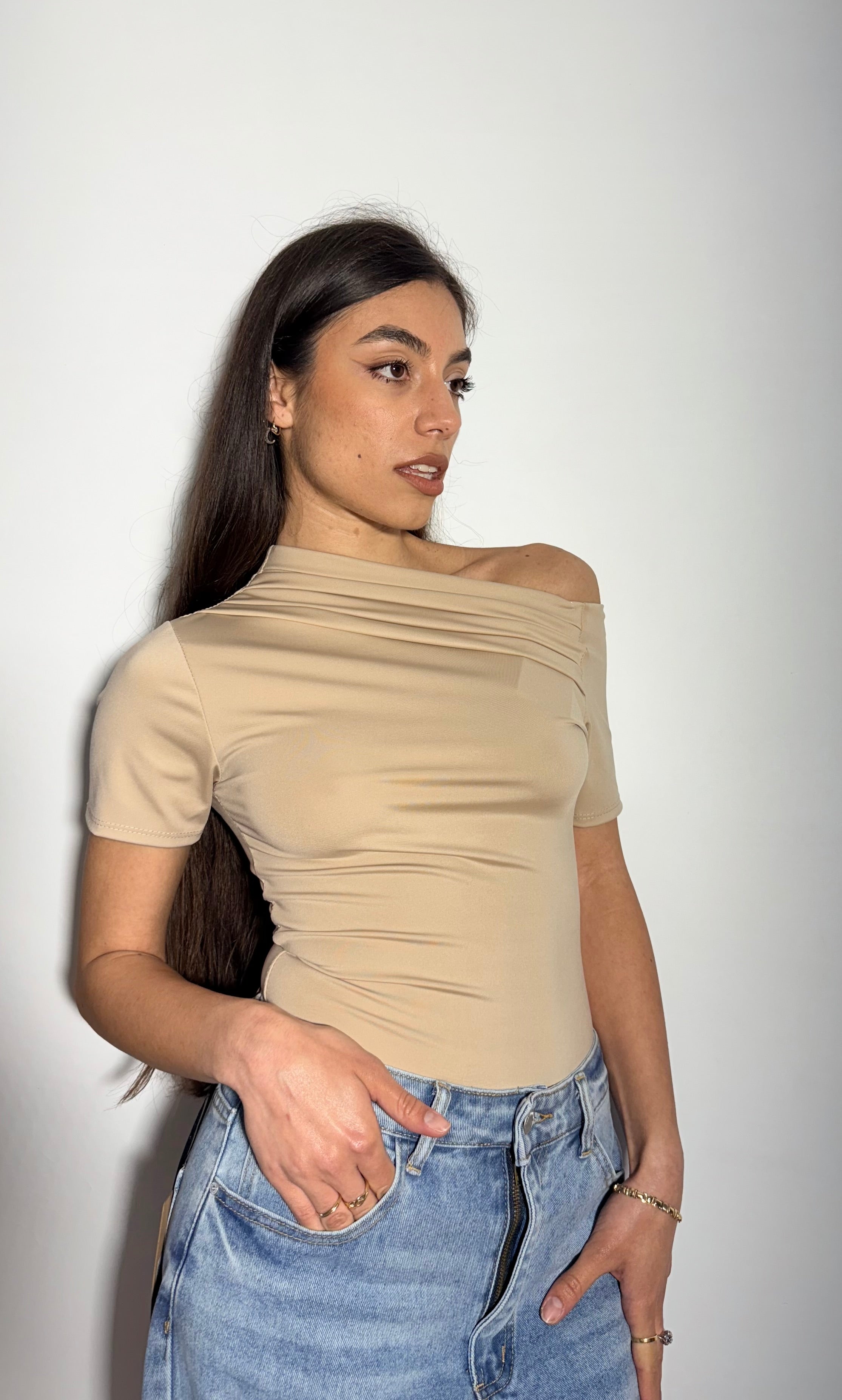 MAGLIA BODY HAILEY - BEIGE