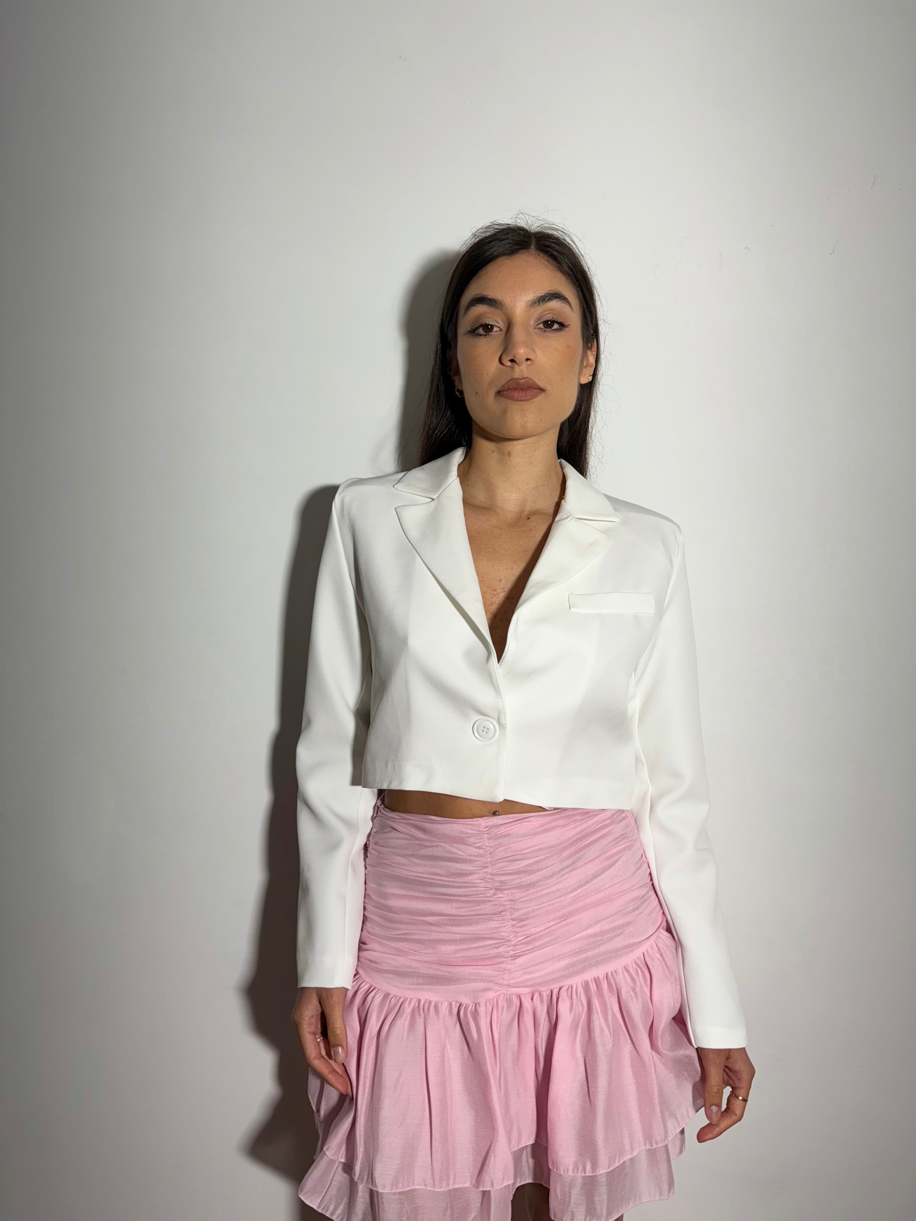 BLAZER CORTO - BIANCO