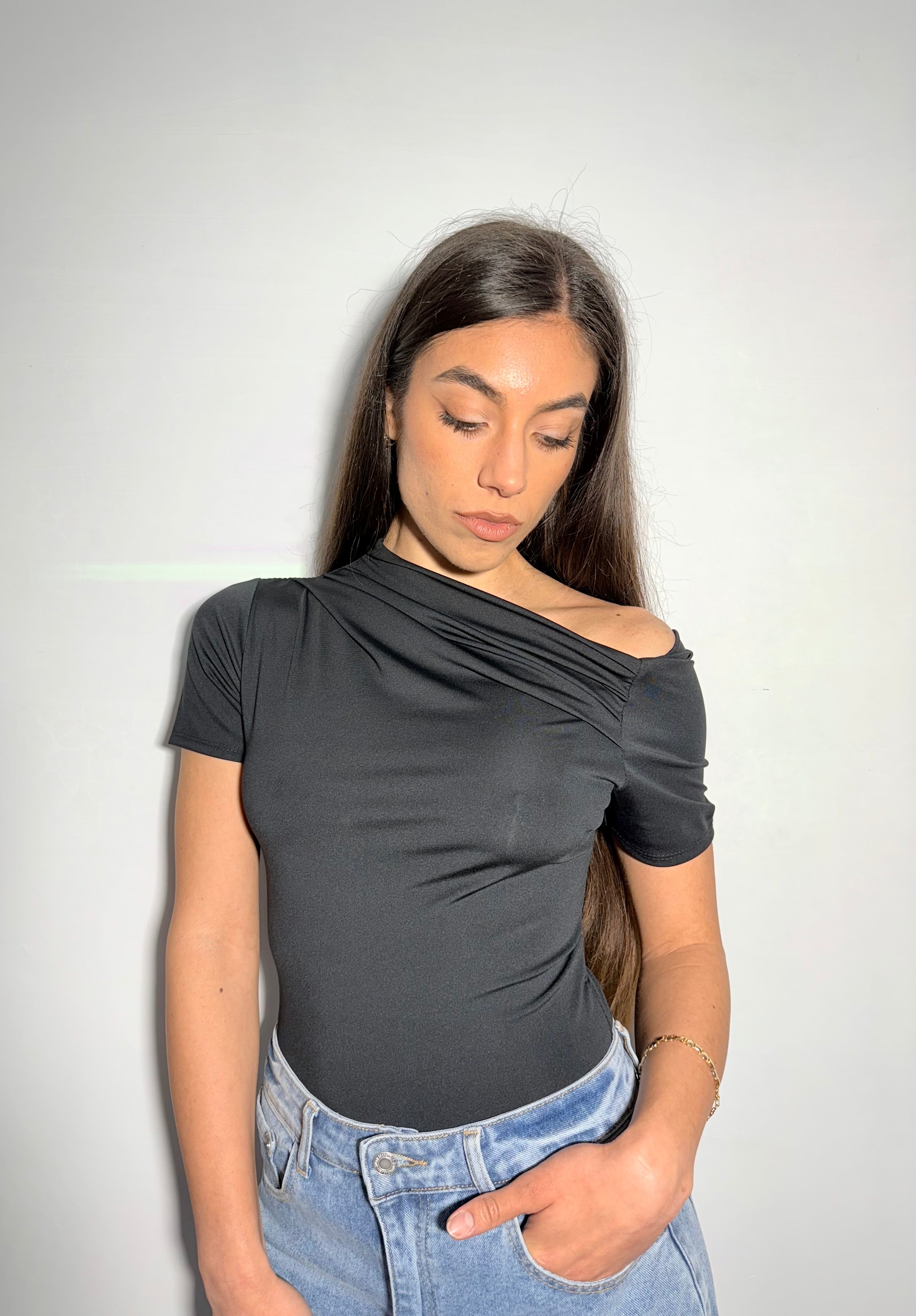 MAGLIA BODY HAILEY - NERO