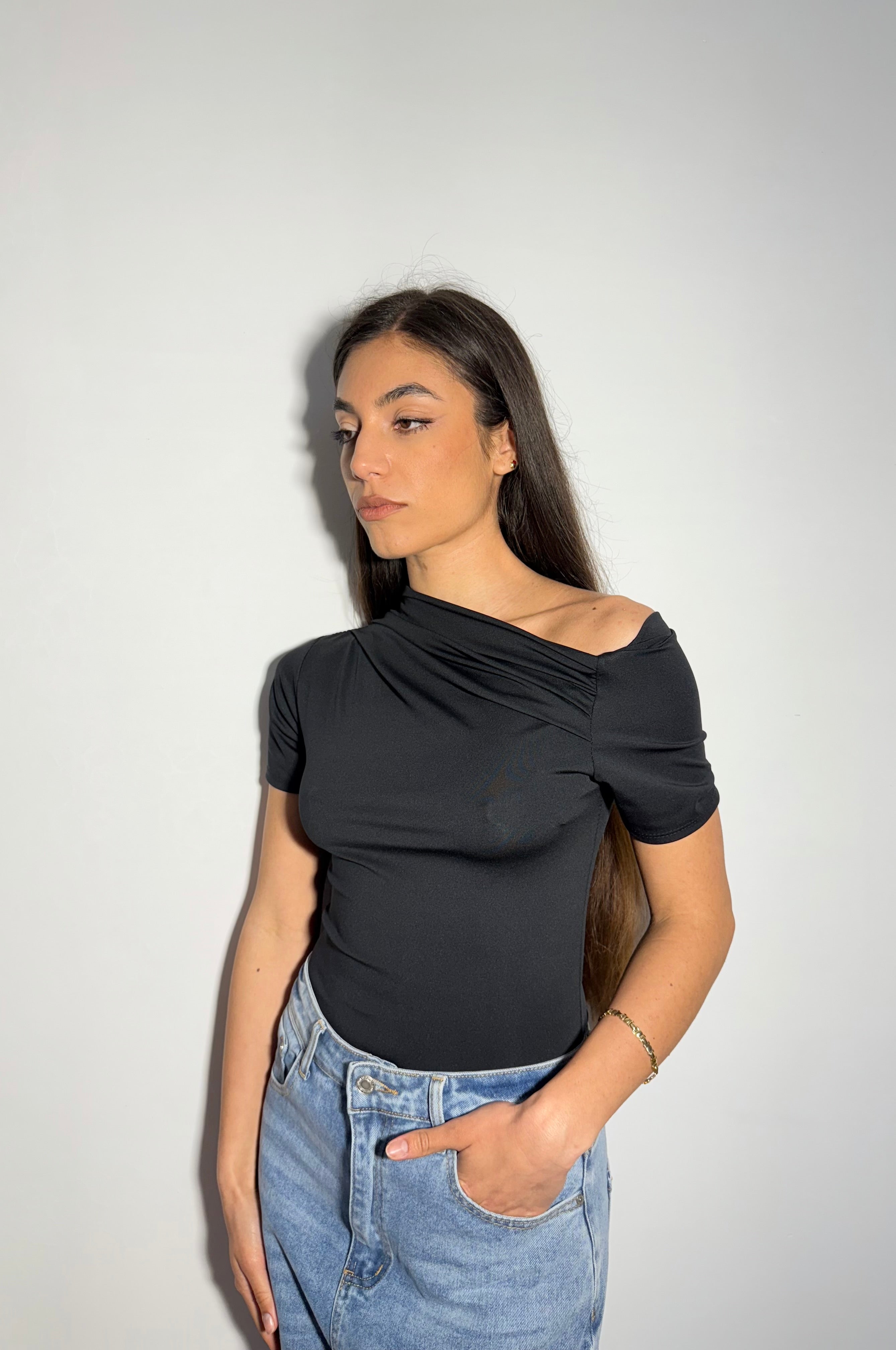 MAGLIA BODY HAILEY - NERO