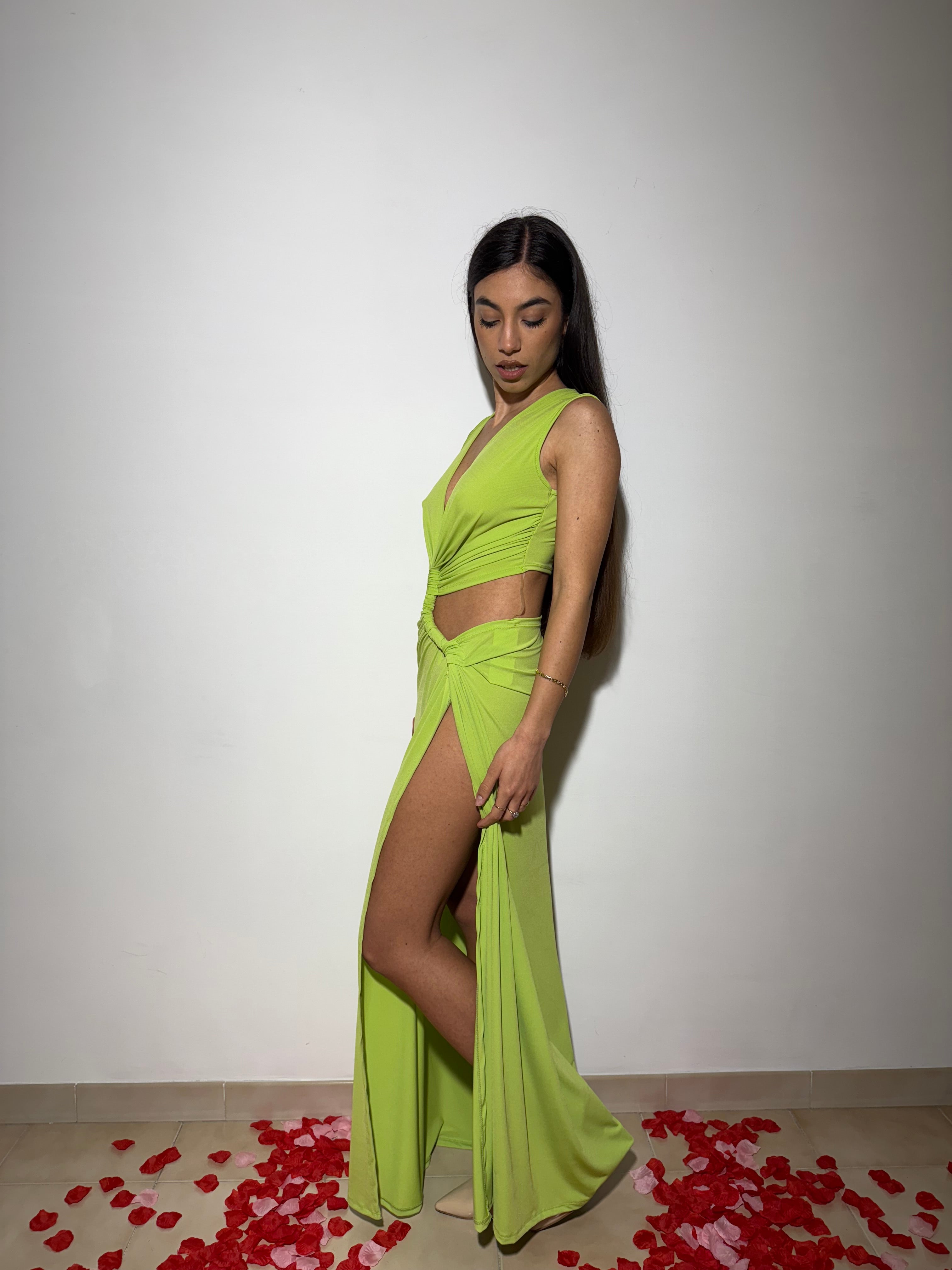 MAXI DRESS AFRODITE - VERDE