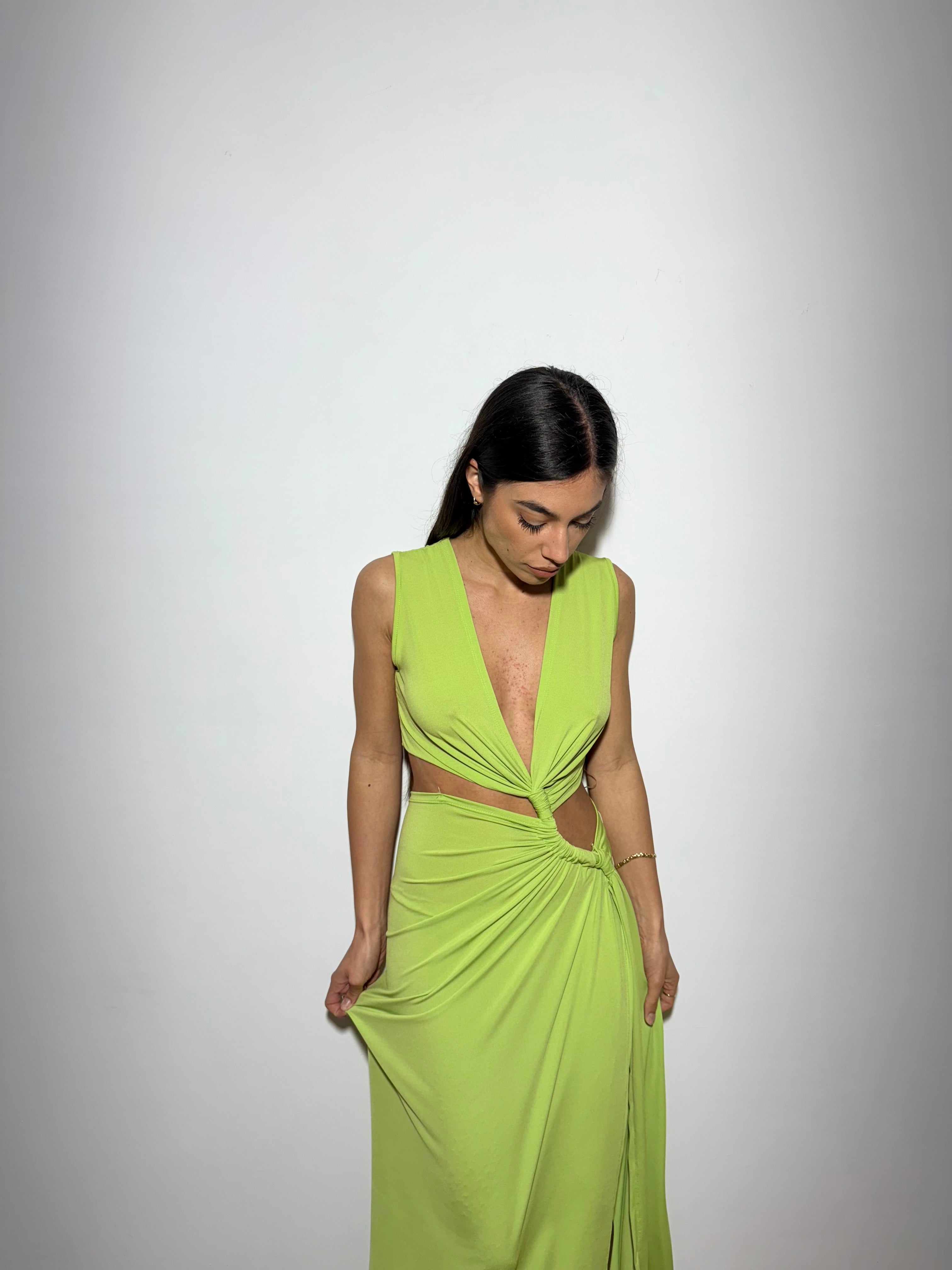 MAXI DRESS AFRODITE - VERDE