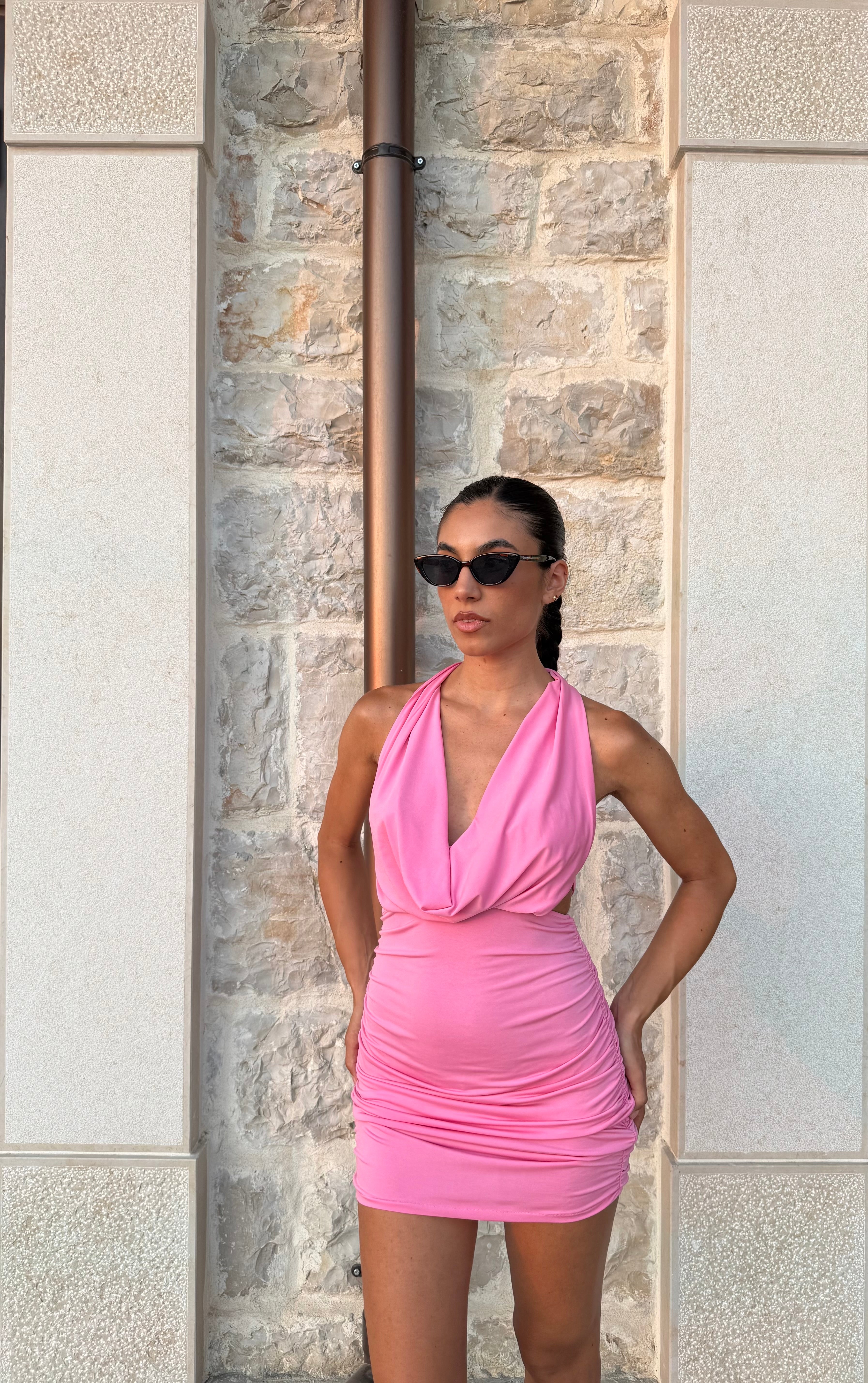 MINI ABITO KOURT - ROSA