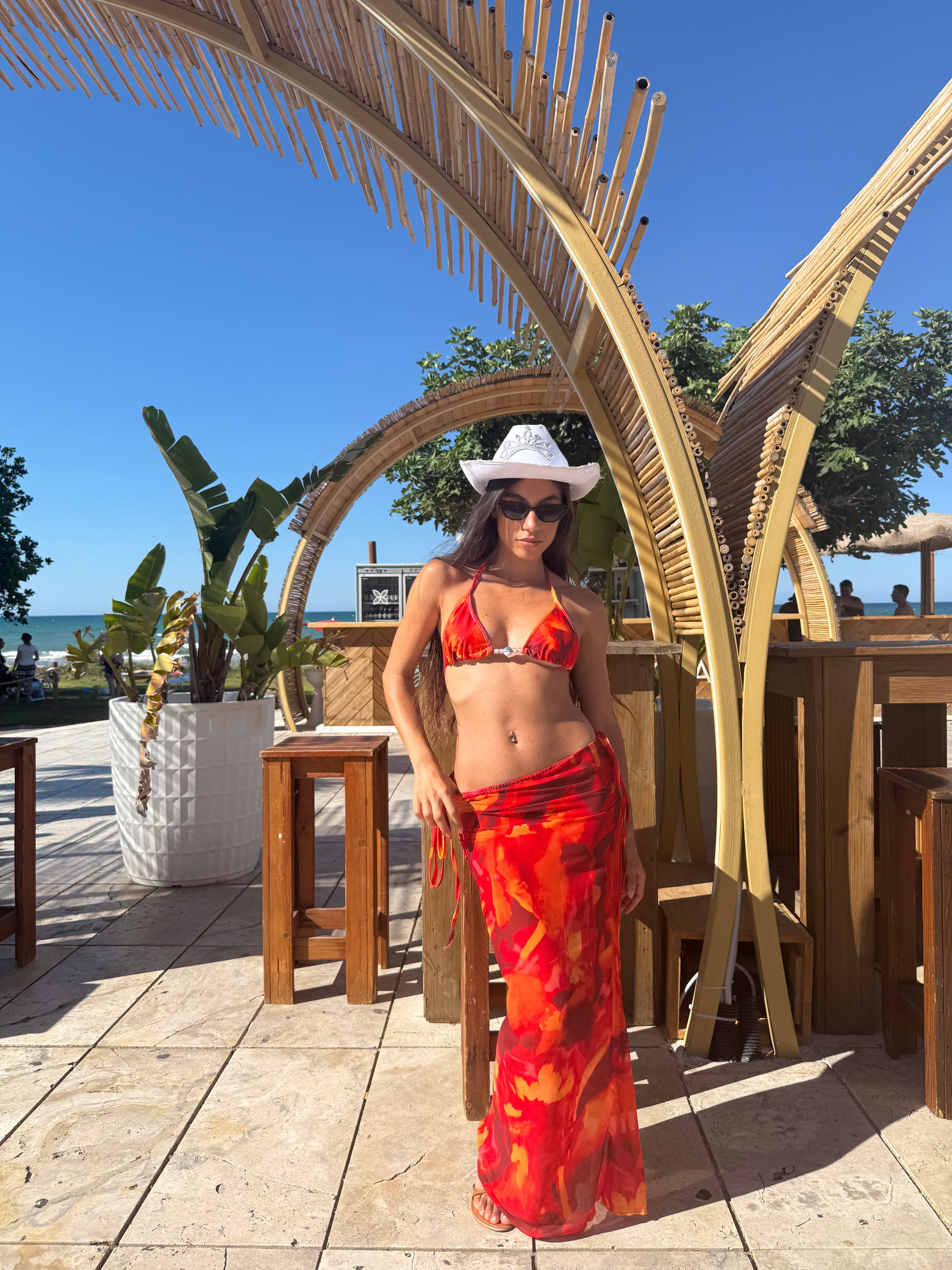 BIKINI BALI FLAME - ROSSO