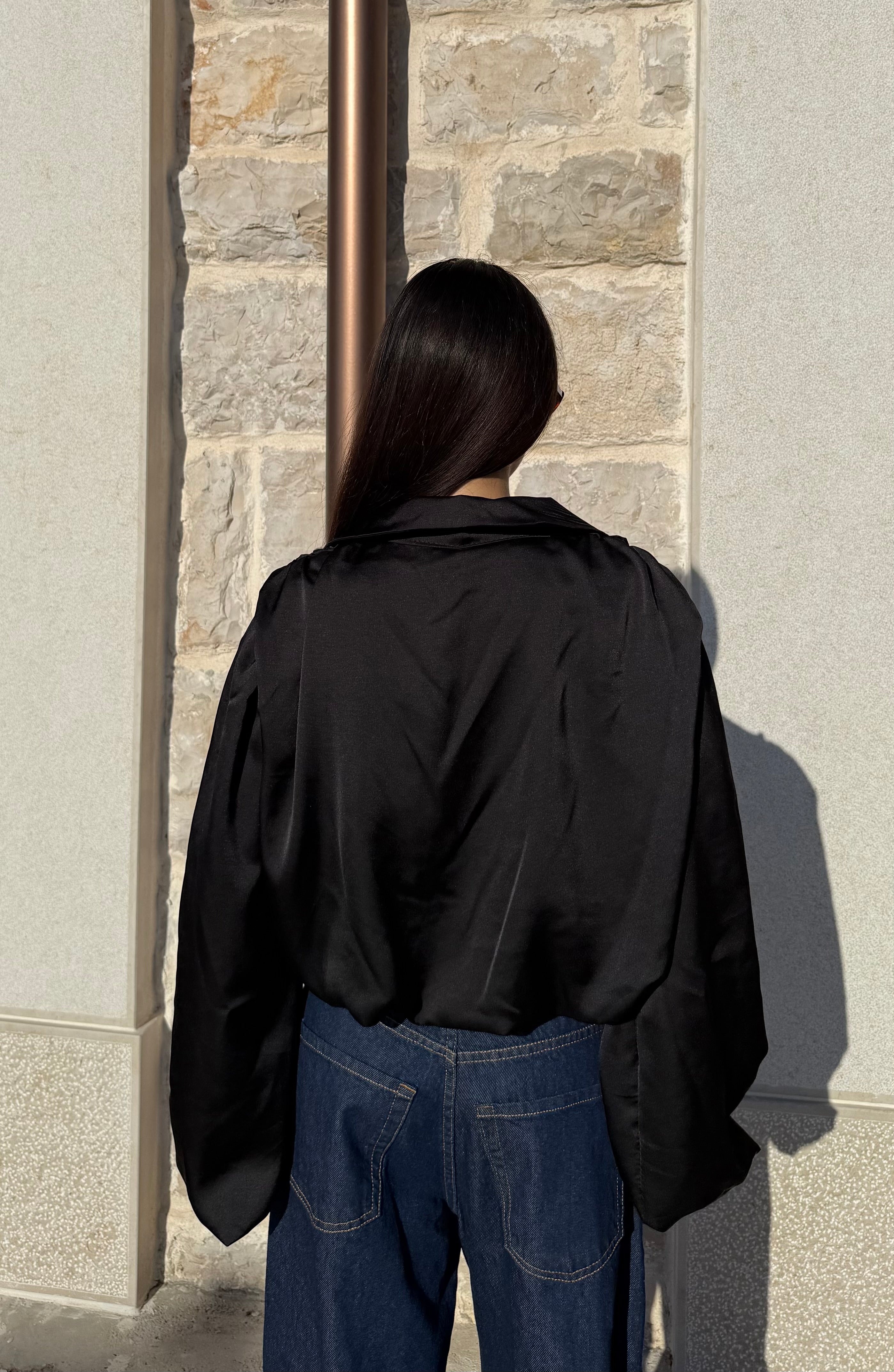 CAMICIA OVERSIZE - NERA