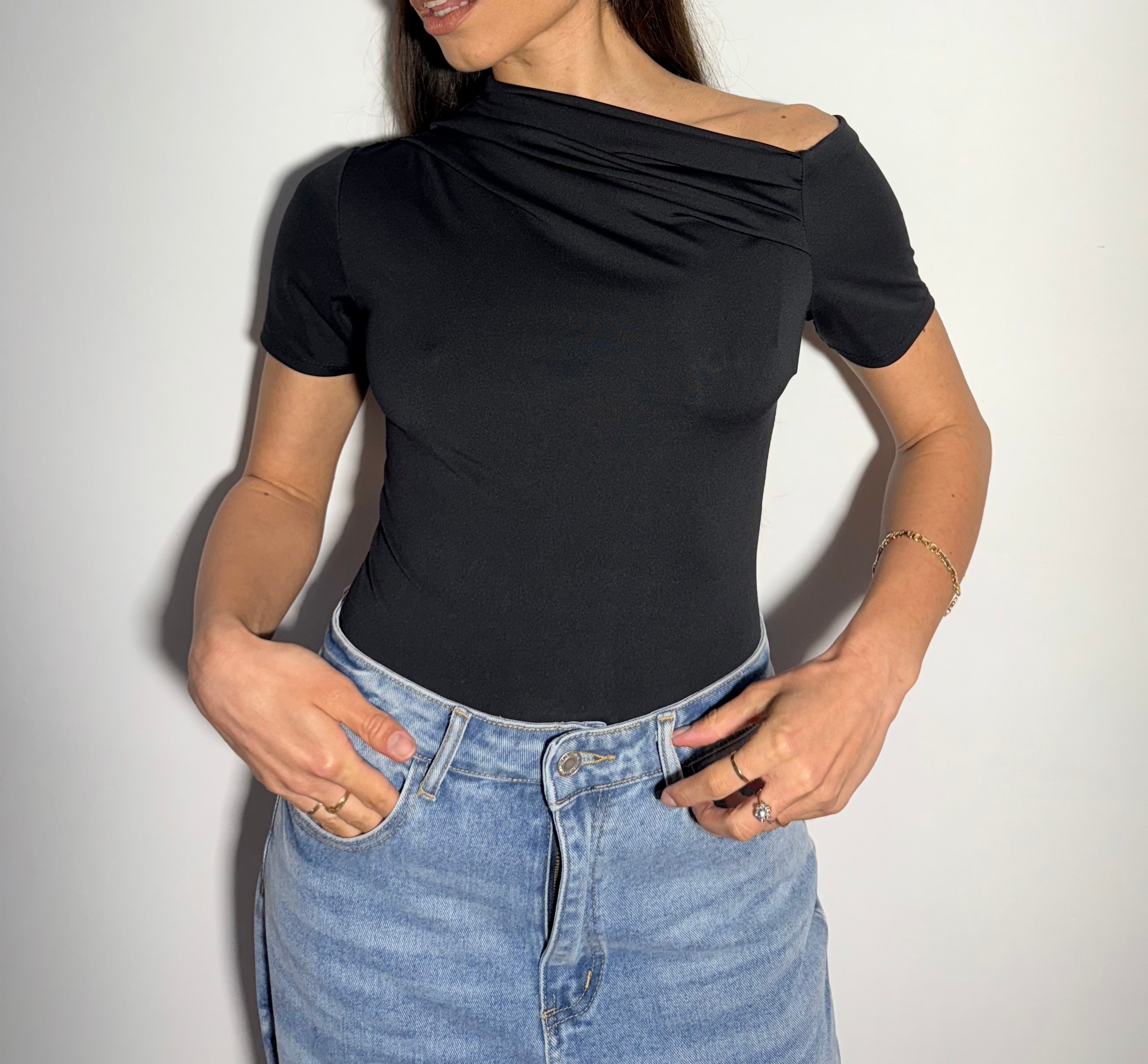 MAGLIA BODY HAILEY - NERO