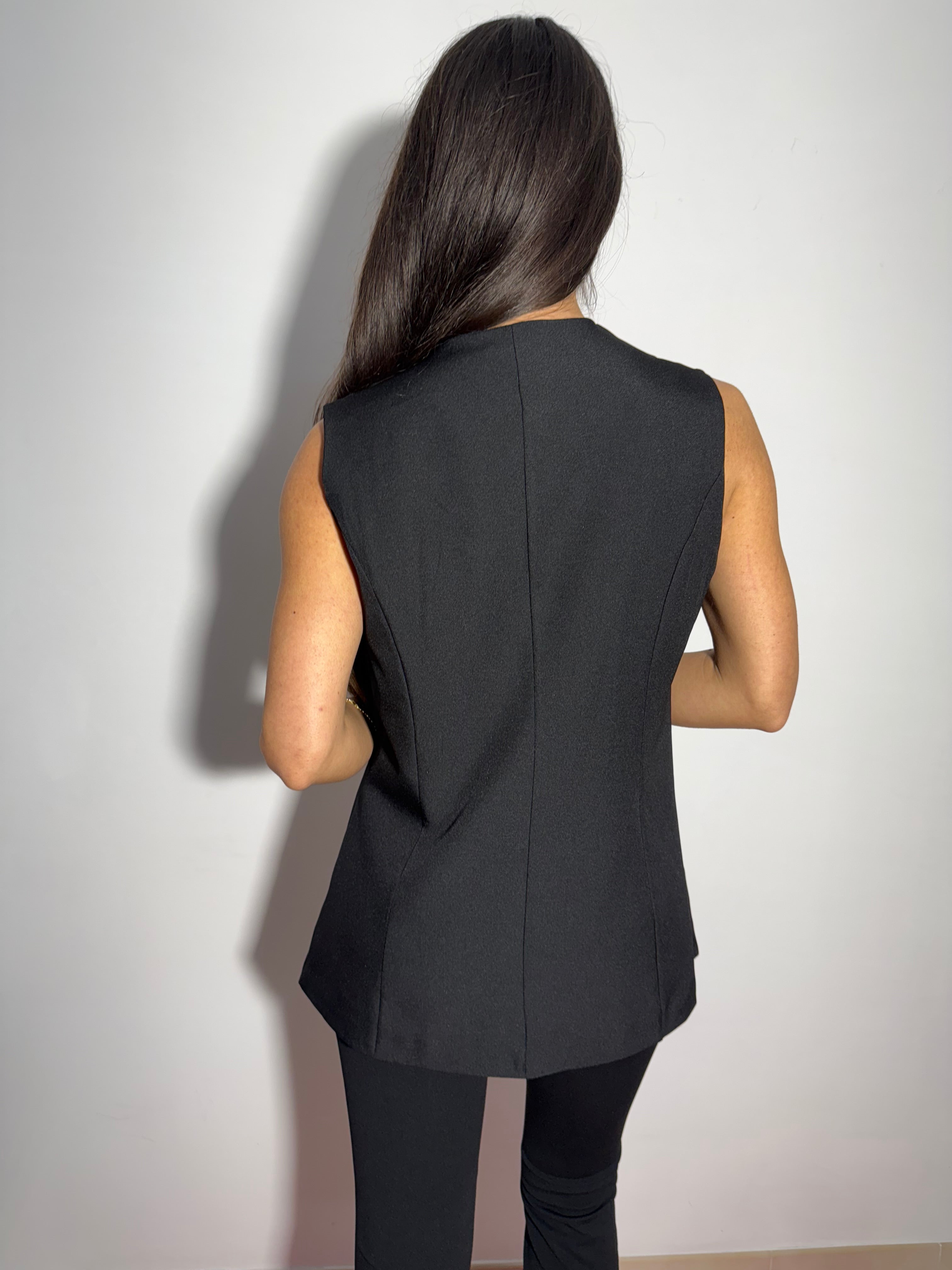GILET JUSTINE - NERO