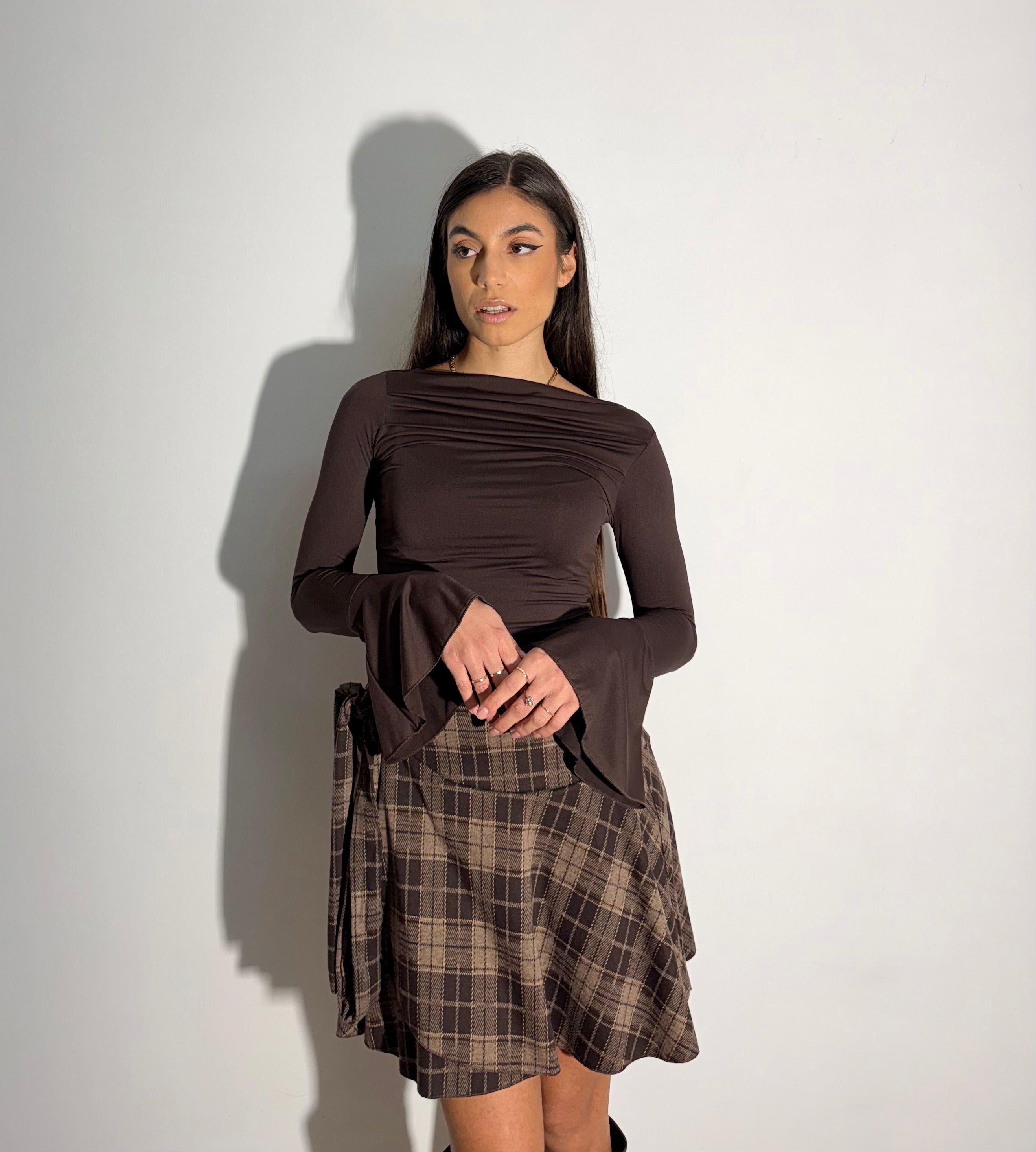 MAGLIA BLAIR - MARRONE