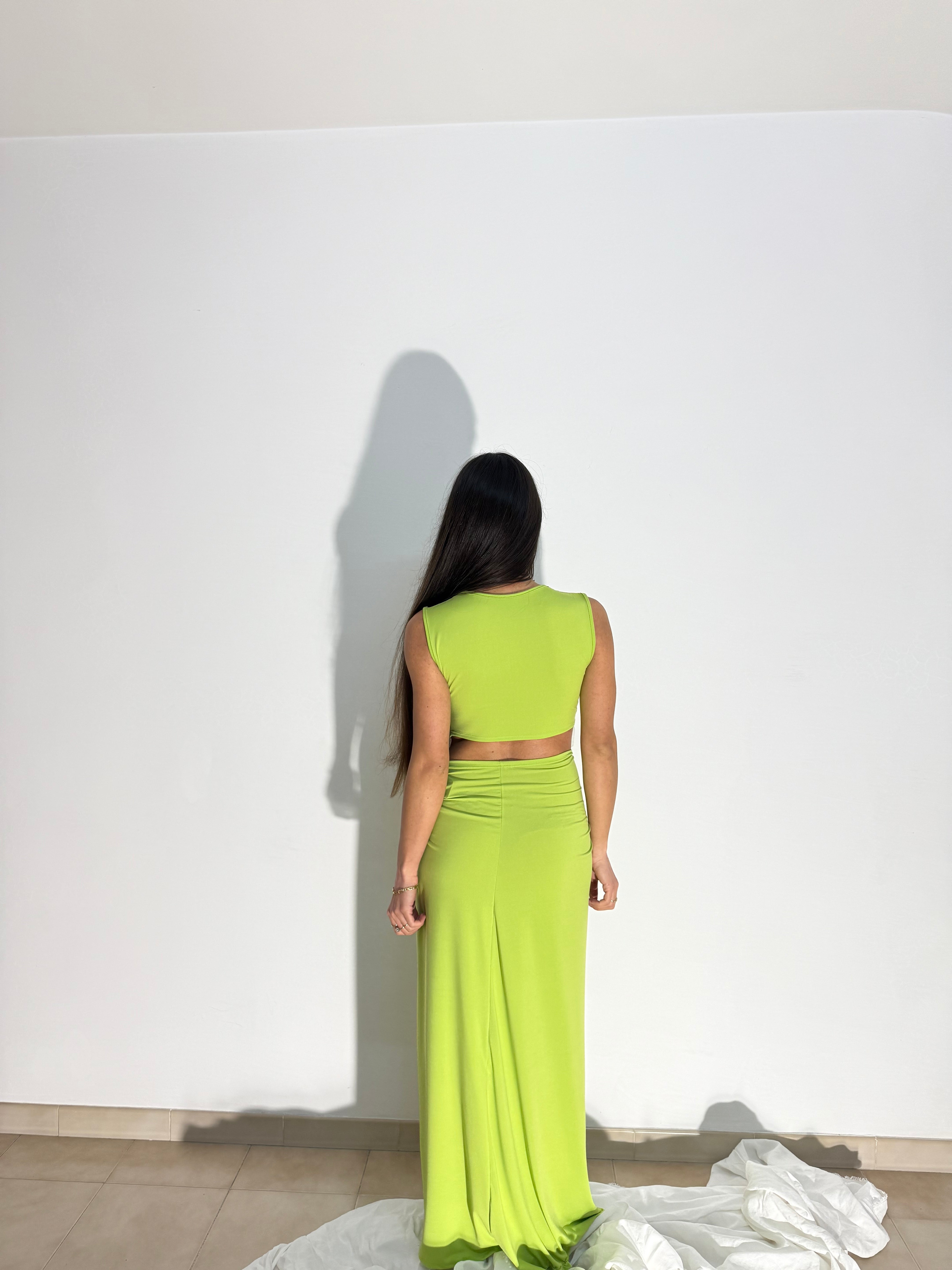 MAXI DRESS AFRODITE - VERDE